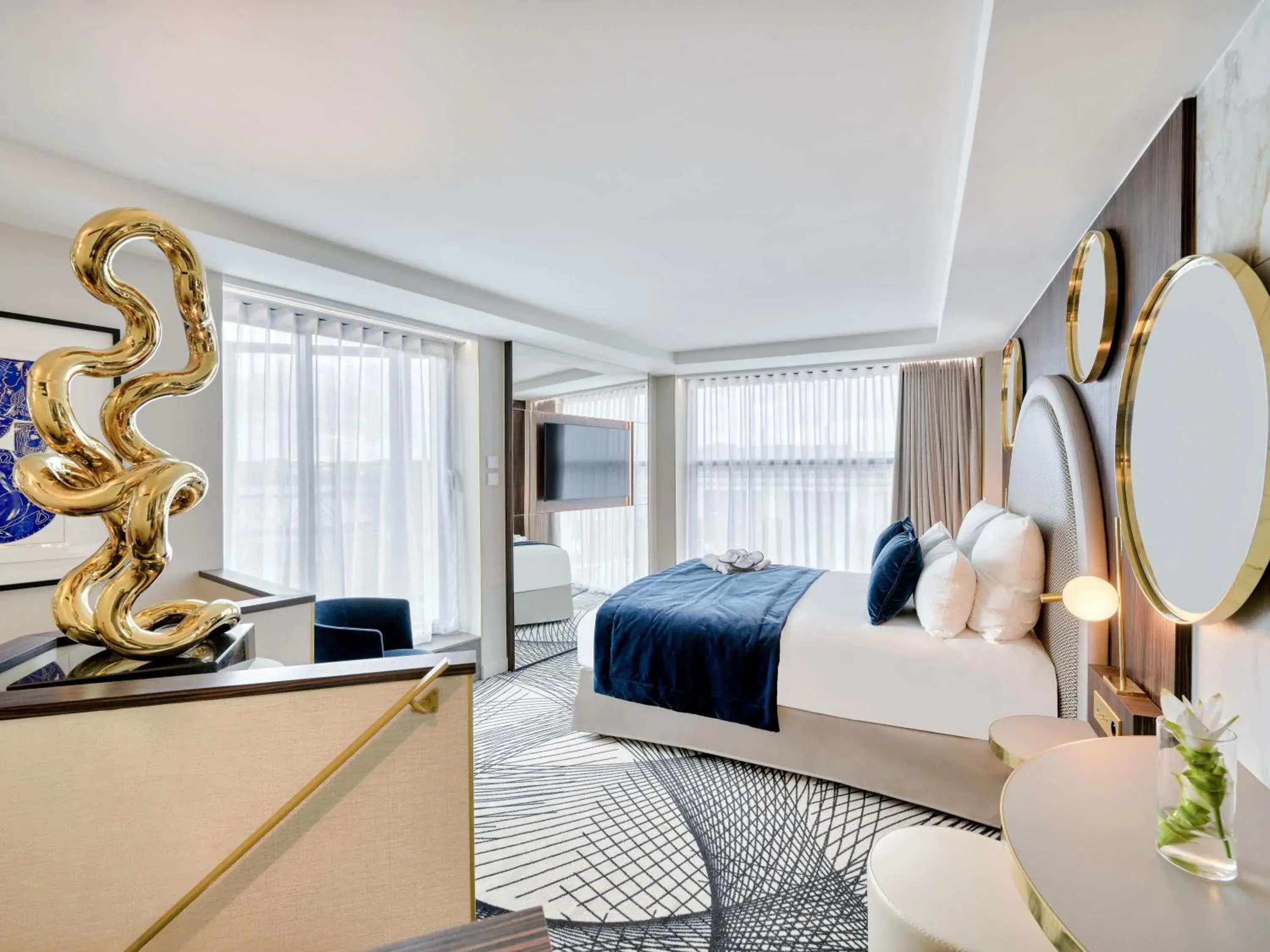 Junior Duplex Suite with One Double Bed and Panoramic View in Novotel Paris Centre Bercy Junior Duplex Suite with One Double Bed and Panoramic View in Novotel Paris Centre Bercy