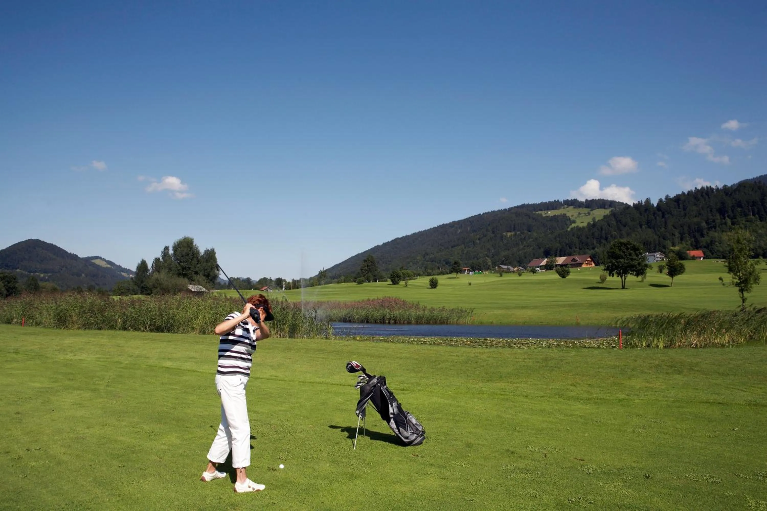 Golfcourse in Schedlers Löwenhotel-GARNI