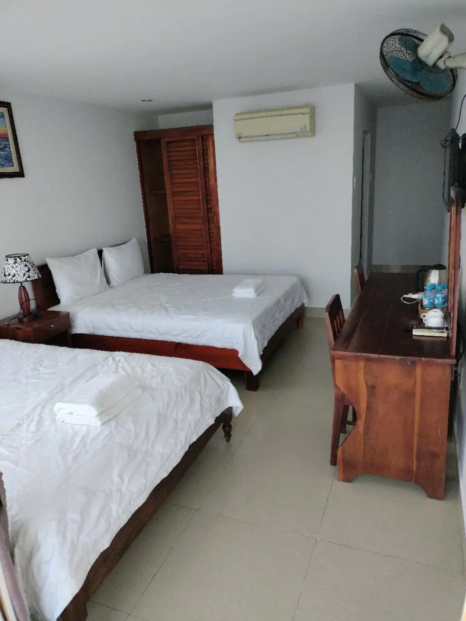 Bed in Hai Yen Family Hotel