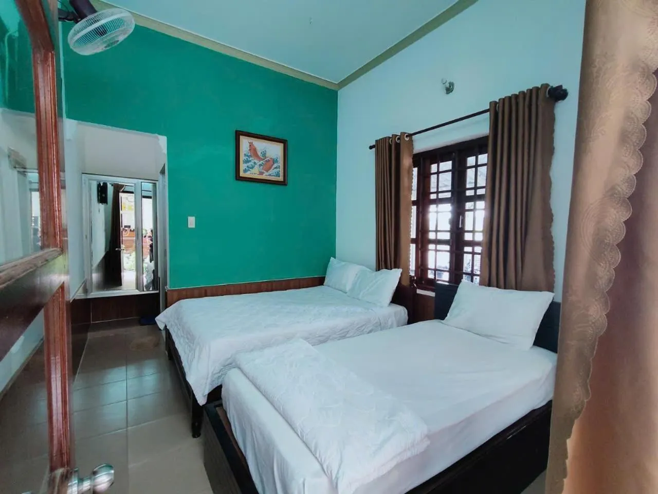 Bed in Hai Yen Family Hotel