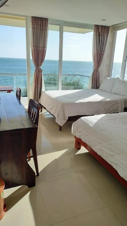 Bed in Hai Yen Family Hotel