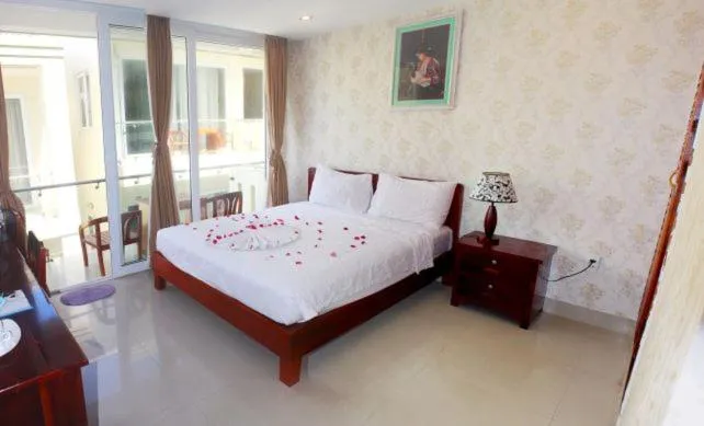 Bed in Hai Yen Family Hotel