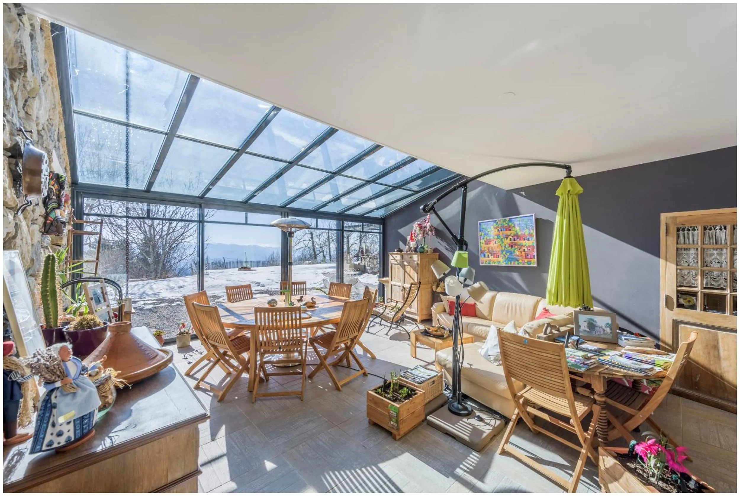 View (from property/room) in Château Serigues