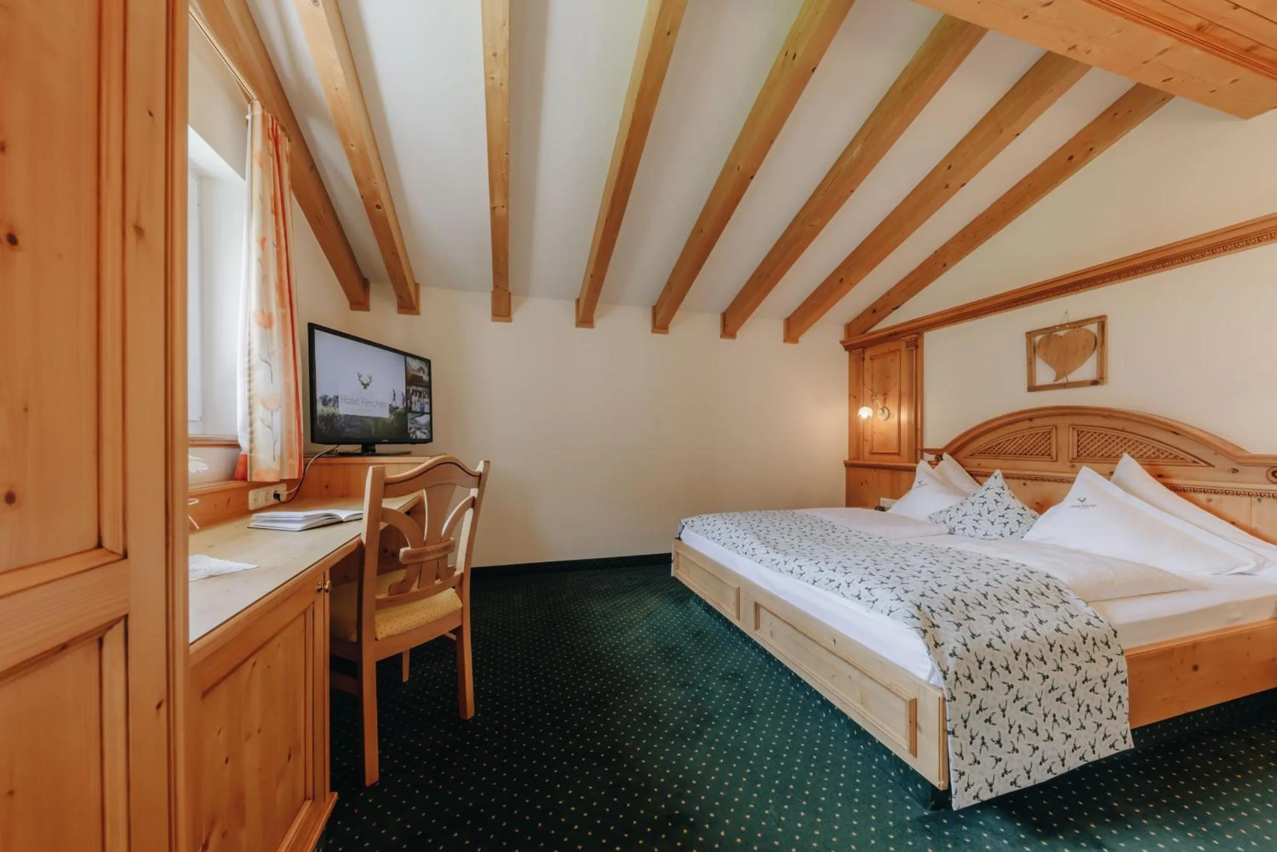 Photo of the whole room, Bed in Hotel Hirschen