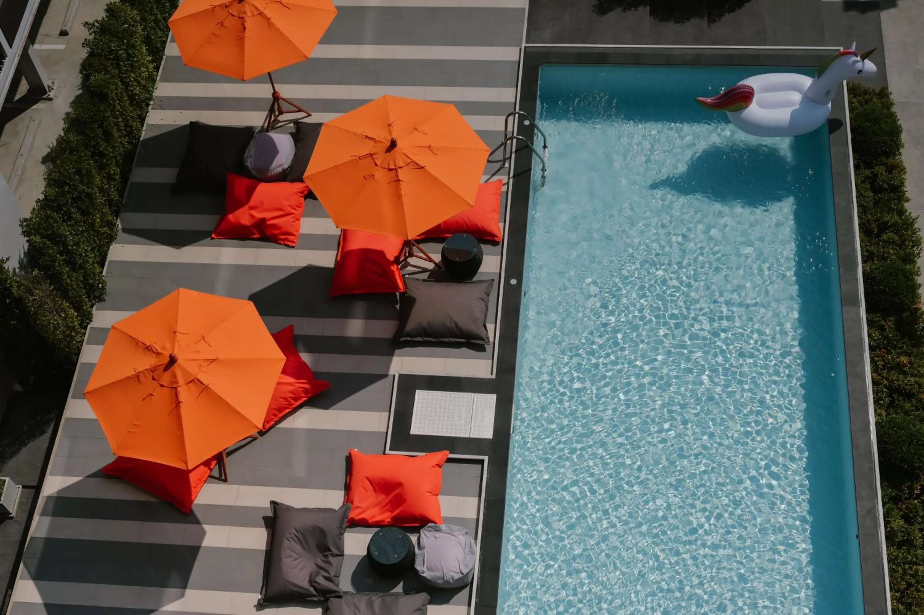 Pool view in The Iconic Hotel Don Mueang Airport