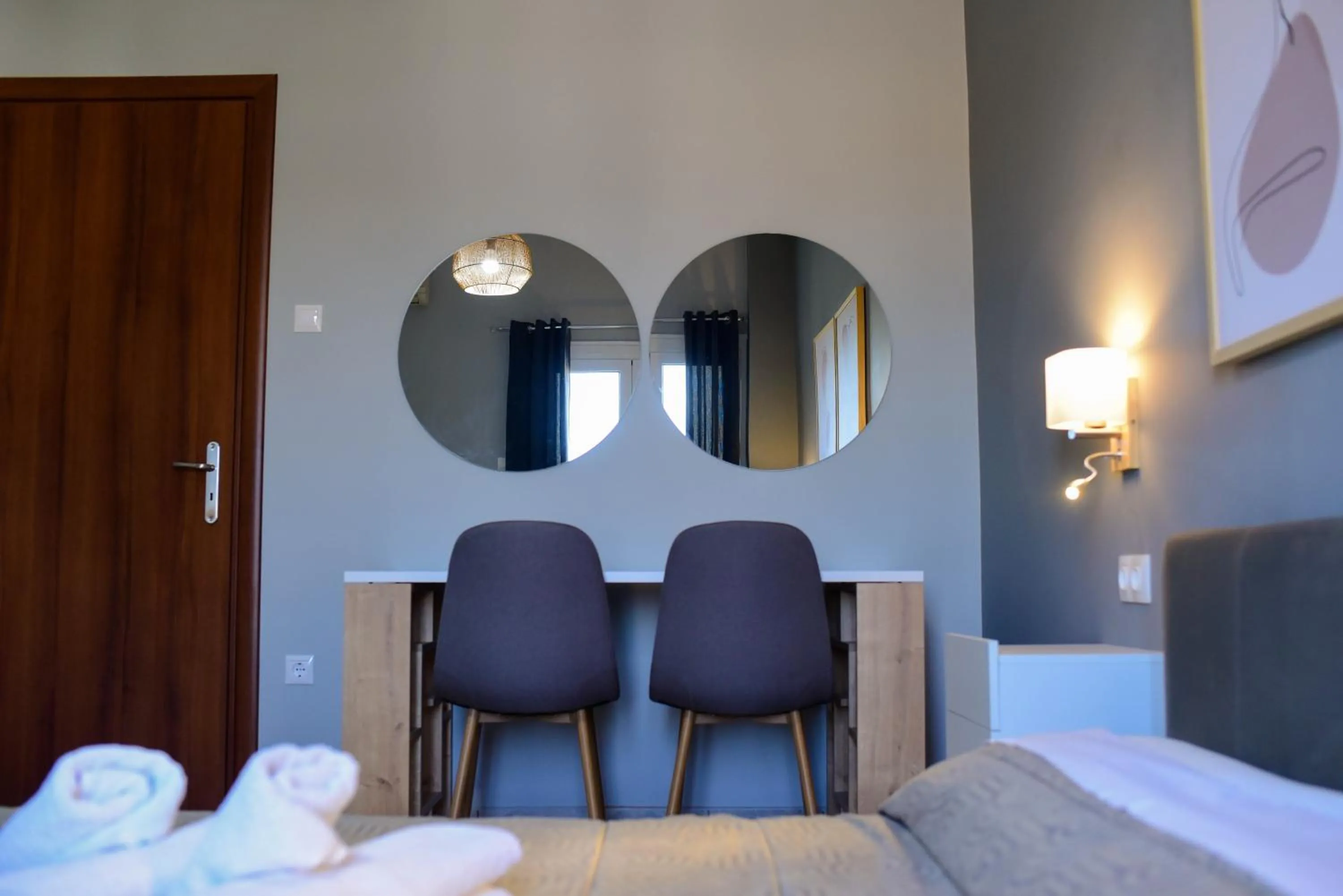 Bedroom, Bed in Vasilios Marinos Rooms