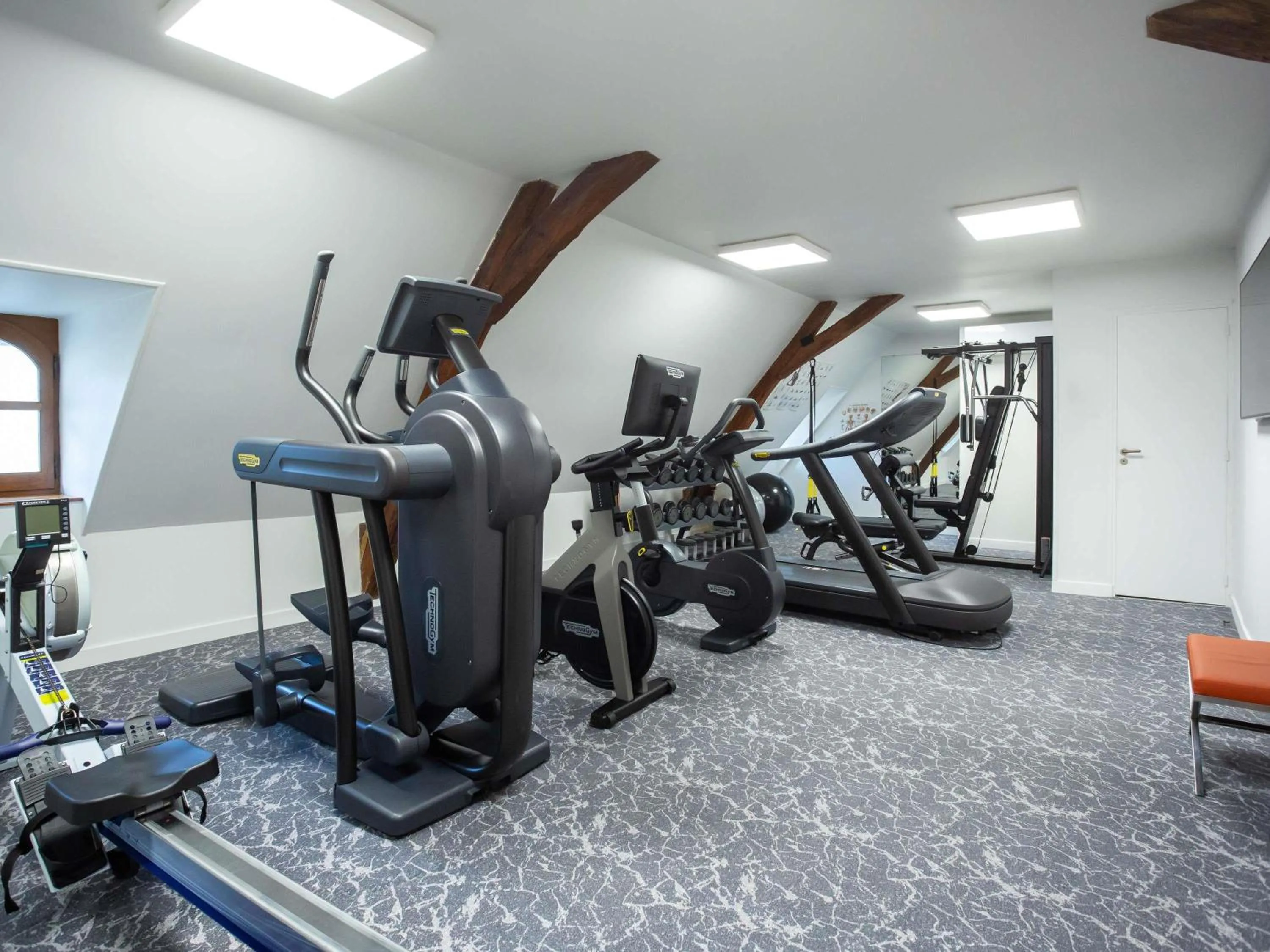Fitness centre/facilities in Hotel De Bourbon Grand Hotel Mercure Bourges