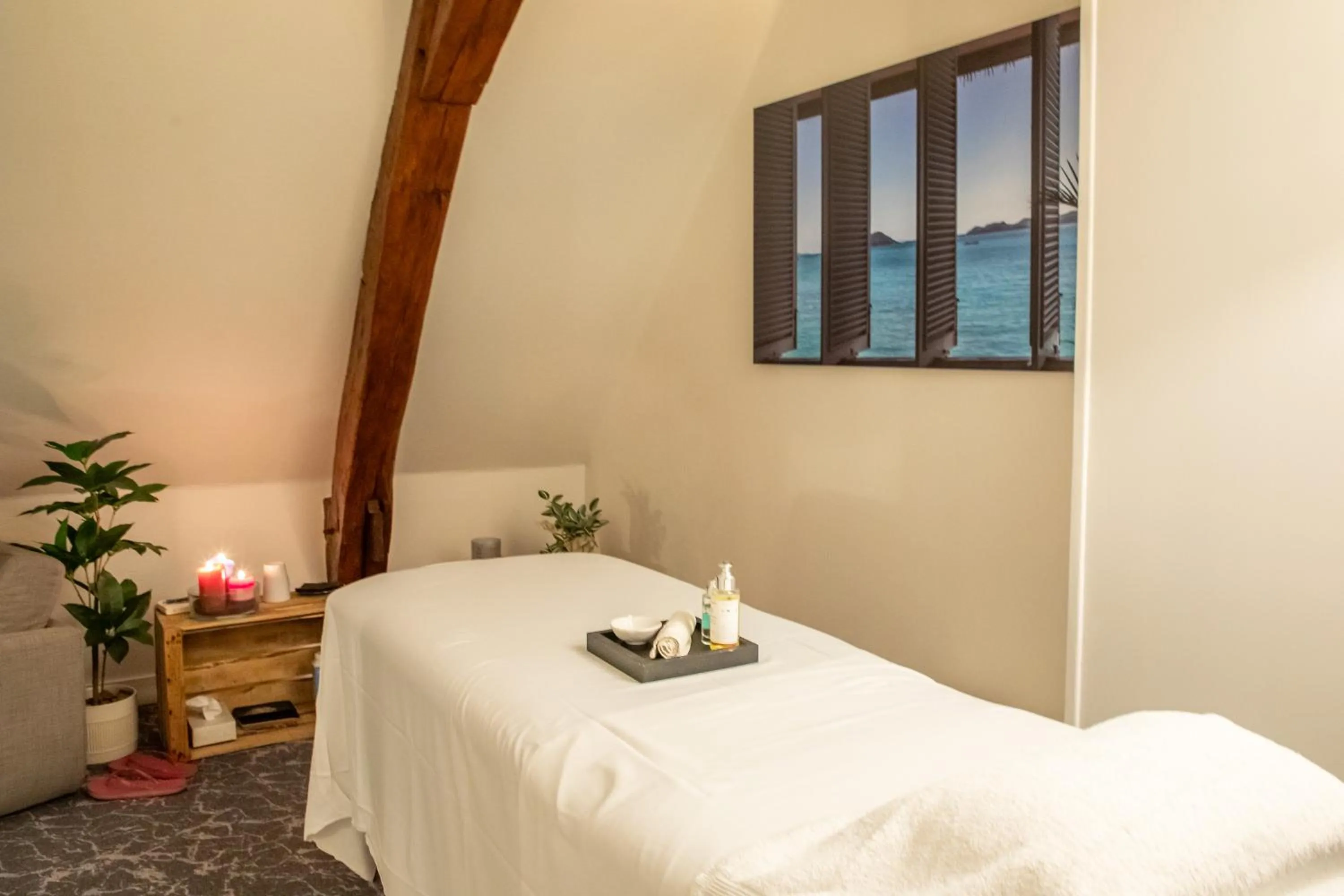 Massage, Bed in Hotel De Bourbon Grand Hotel Mercure Bourges
