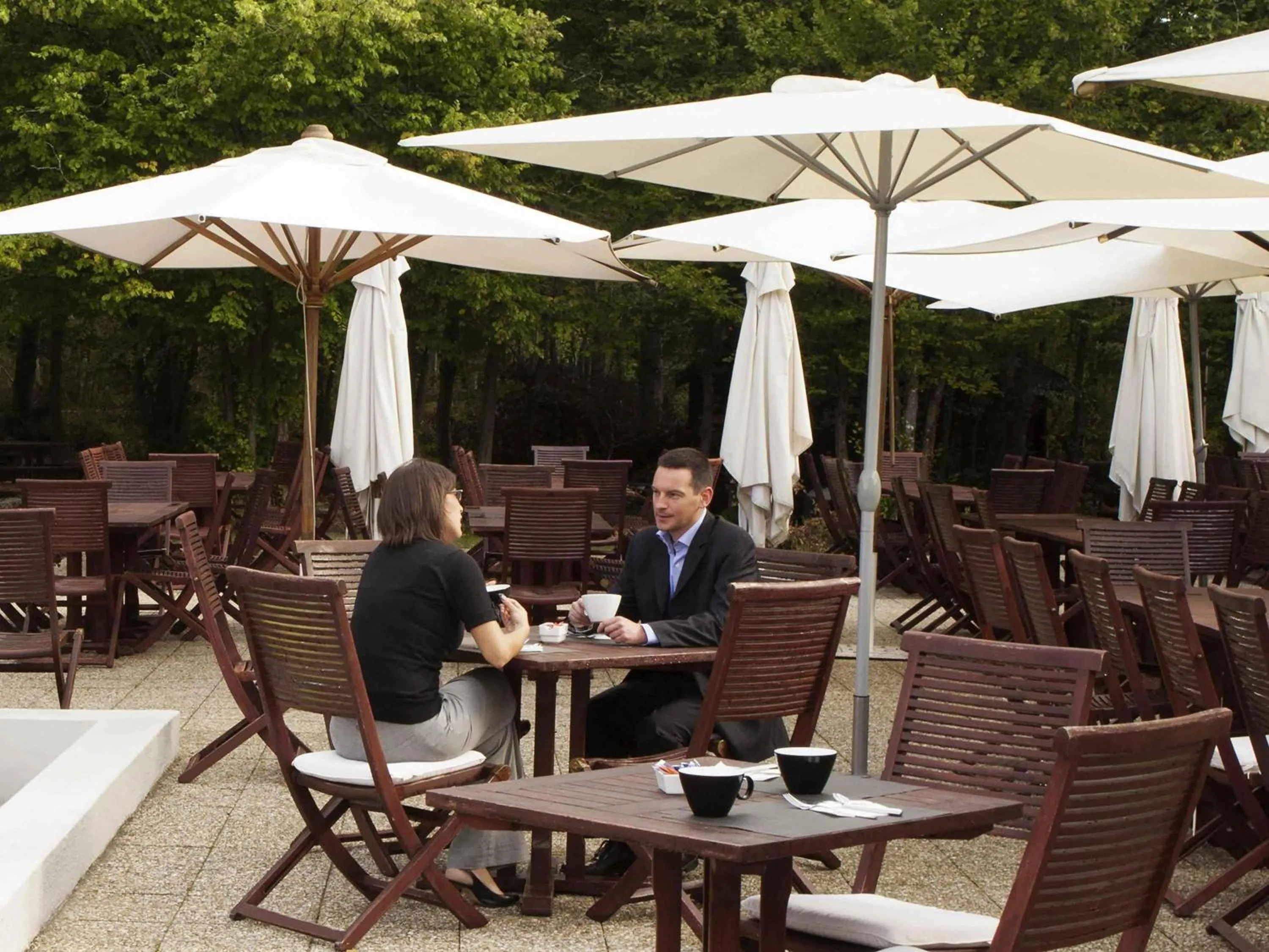 Restaurant/places to eat in Novotel Fontainebleau Ury