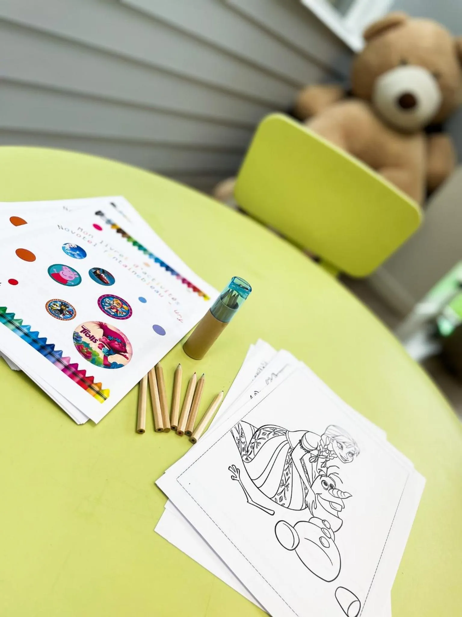 Children play ground in Novotel Fontainebleau Ury