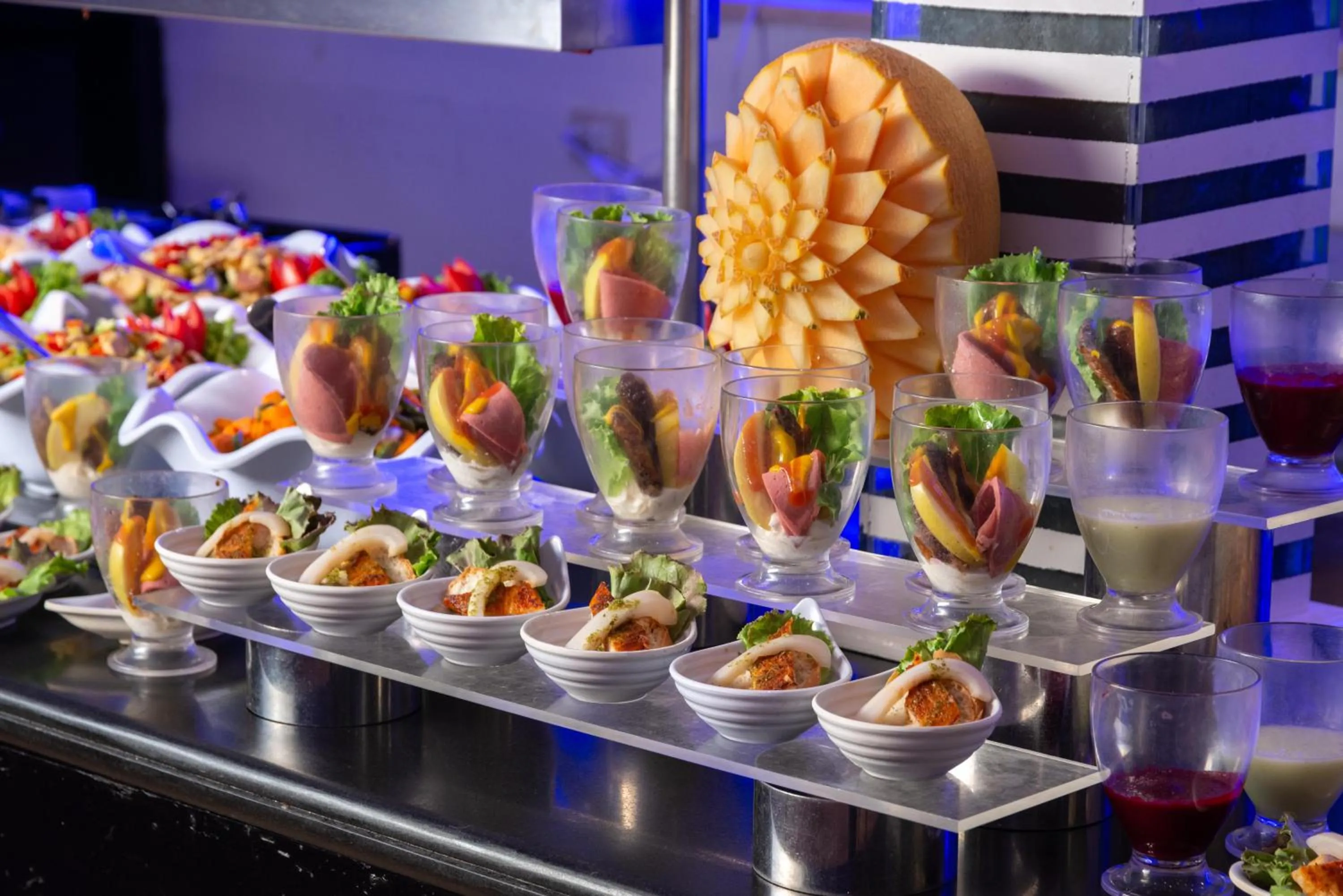 Food in Cleopatra Luxury Resort Makadi Bay