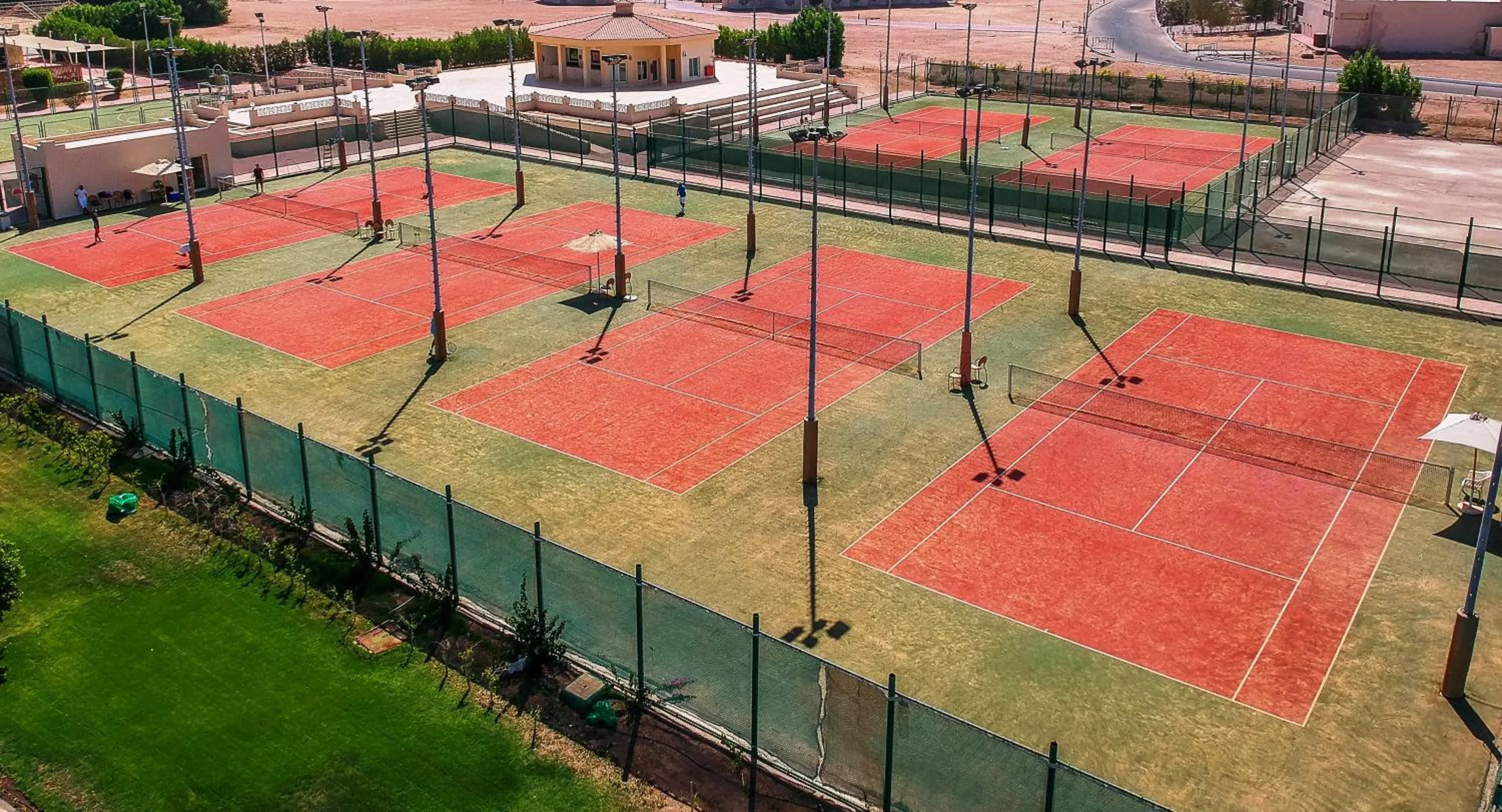 Tennis court in Cleopatra Luxury Resort Makadi Bay