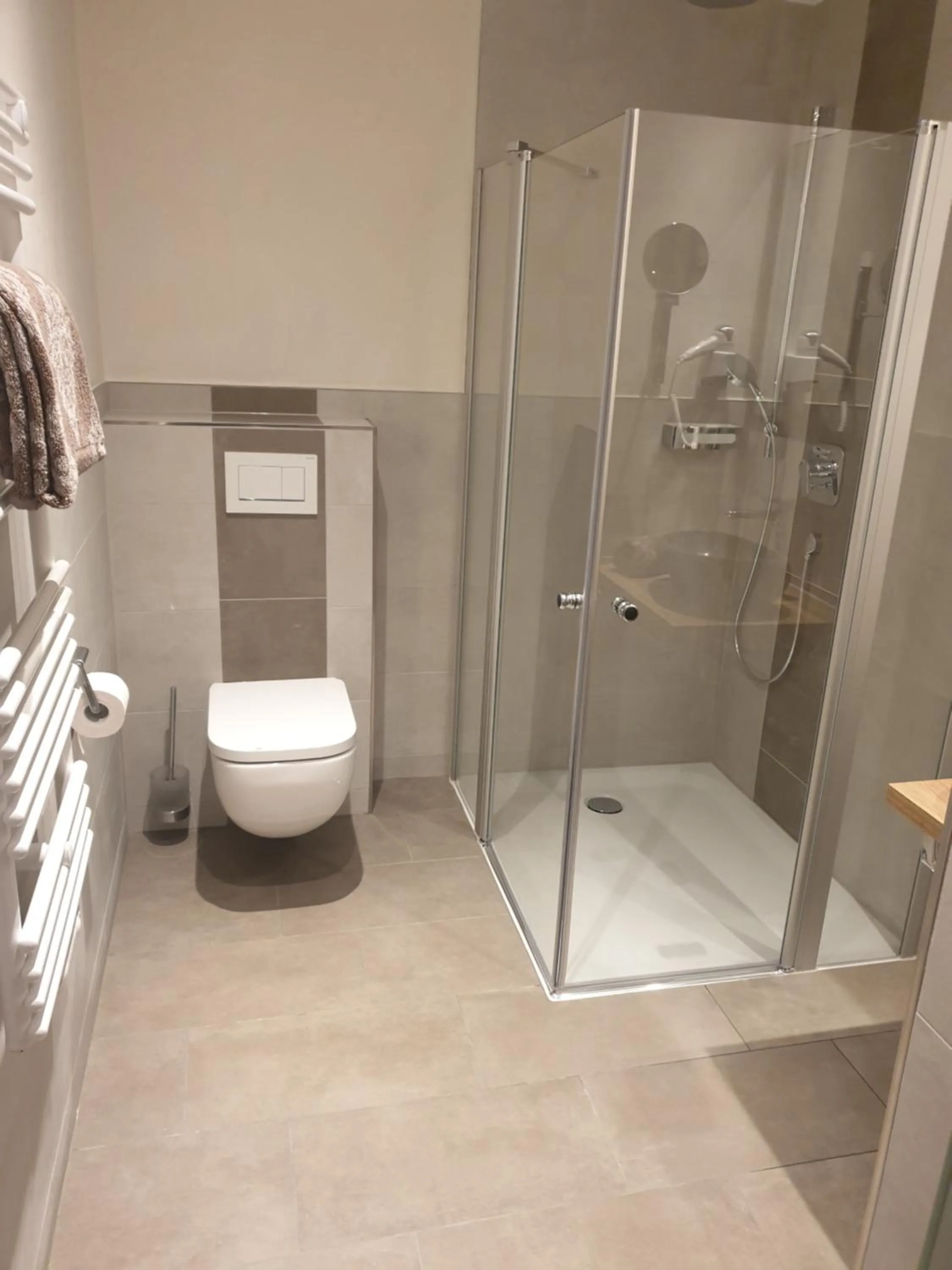 Shower in Gästehaus Bräuhaus Lepple