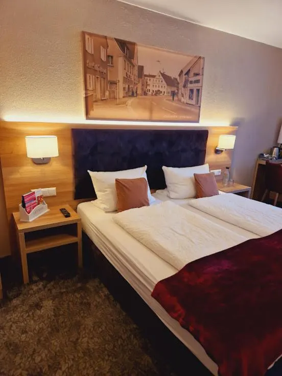 Photo of the whole room, Bed in Gästehaus Bräuhaus Lepple