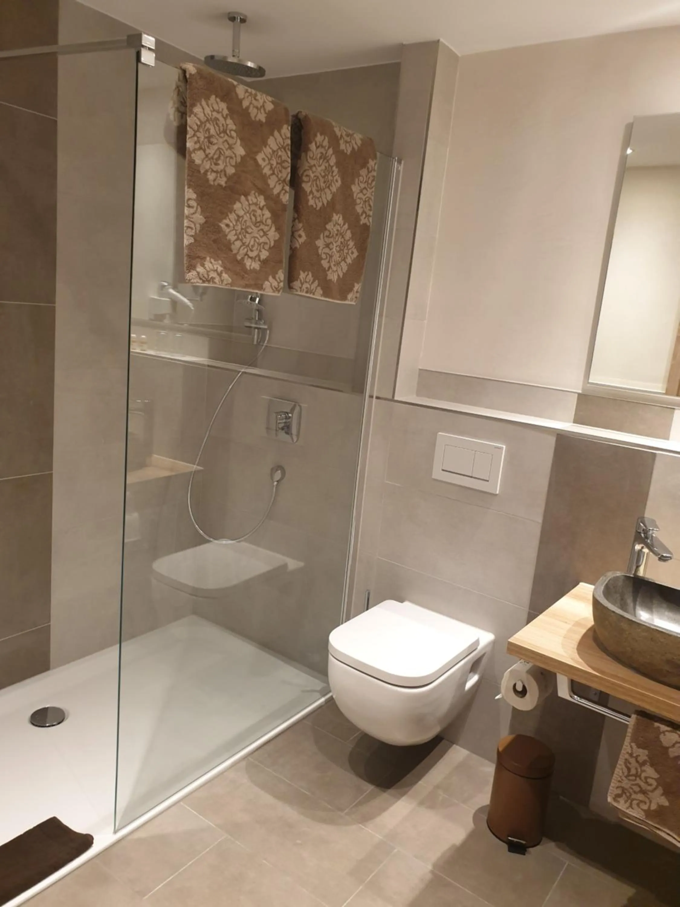 Shower in Gästehaus Bräuhaus Lepple