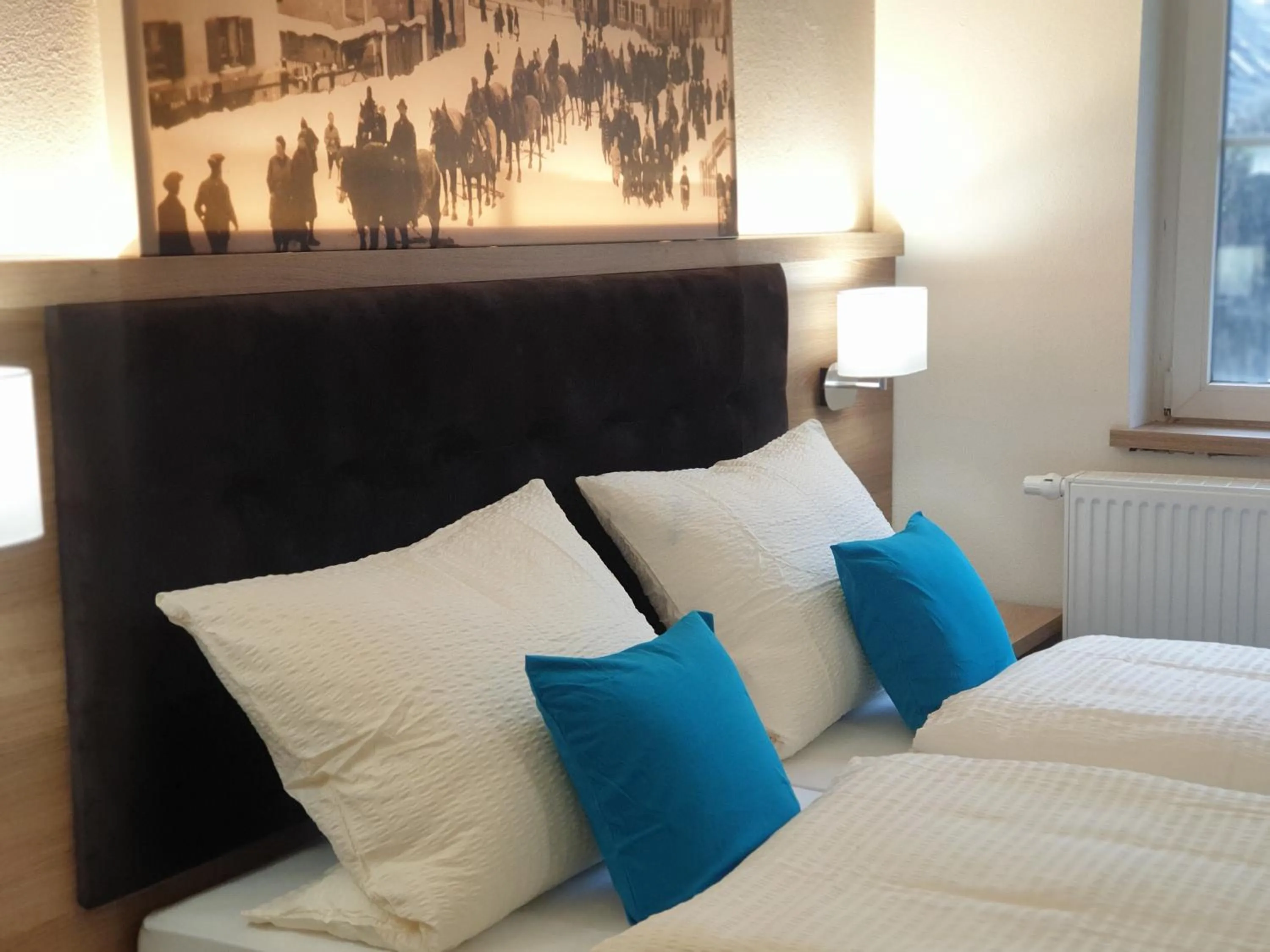 Bed in Gästehaus Bräuhaus Lepple