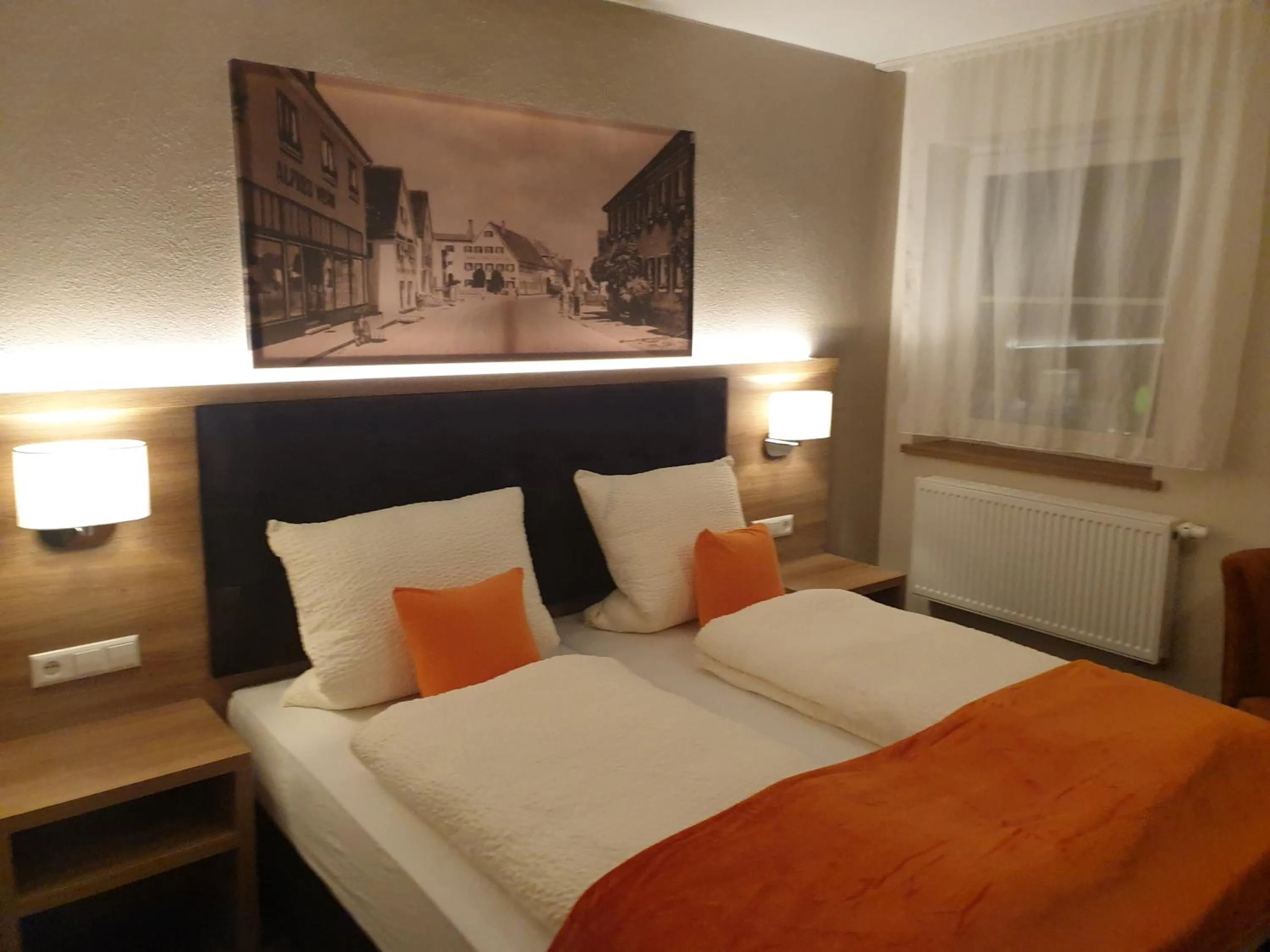 Bed in Gästehaus Bräuhaus Lepple