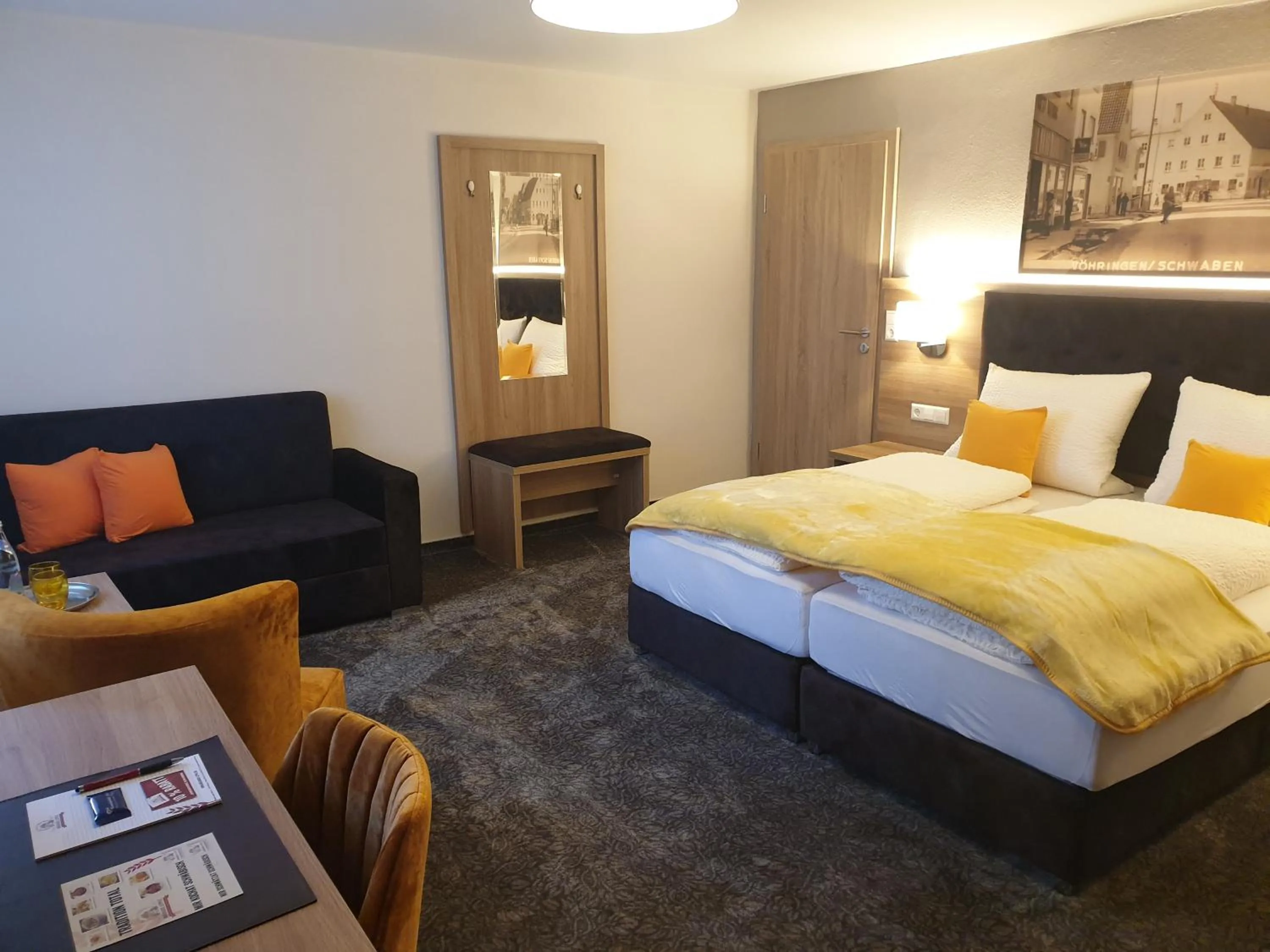 Bed in Gästehaus Bräuhaus Lepple