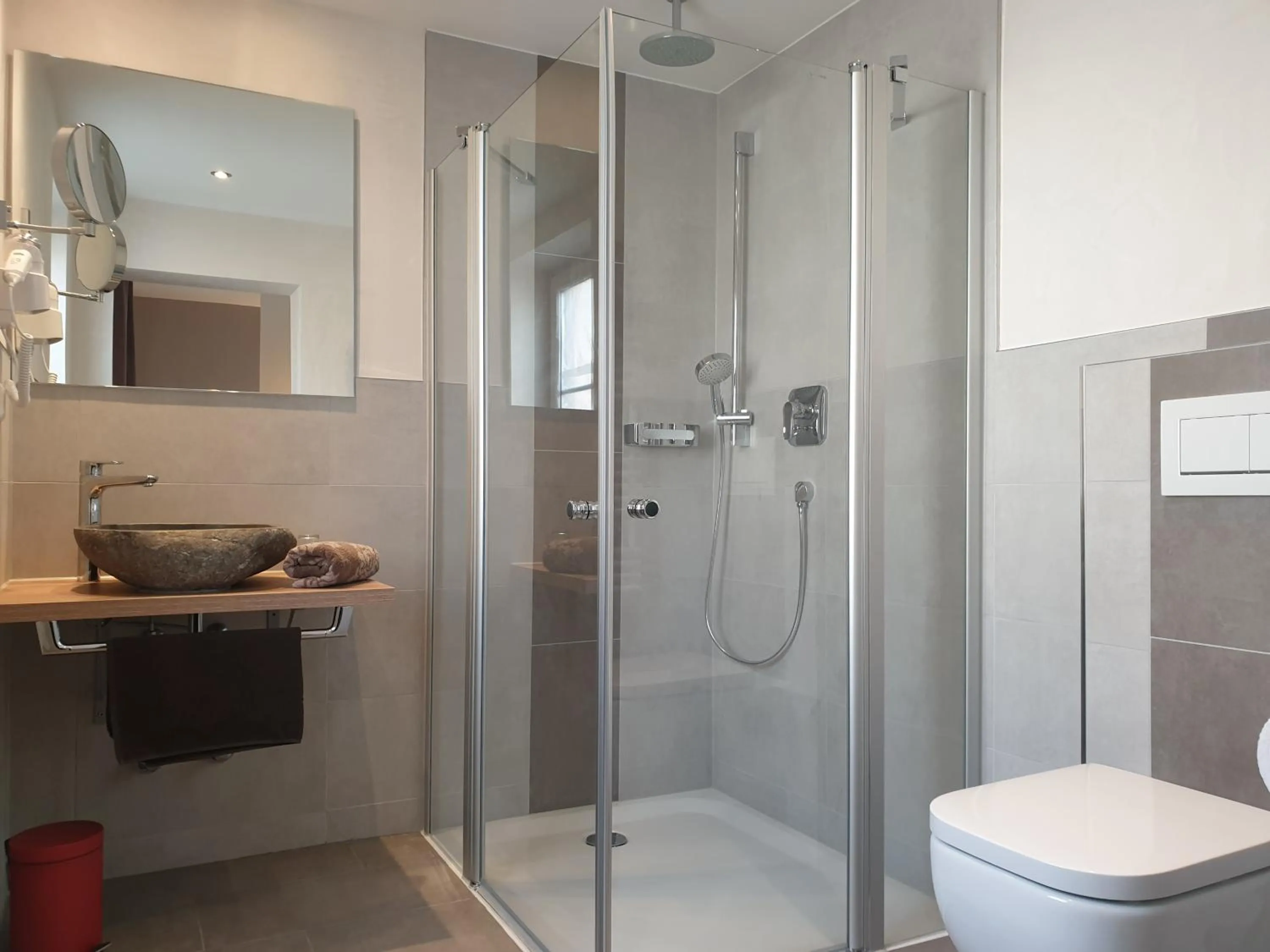 Shower in Gästehaus Bräuhaus Lepple