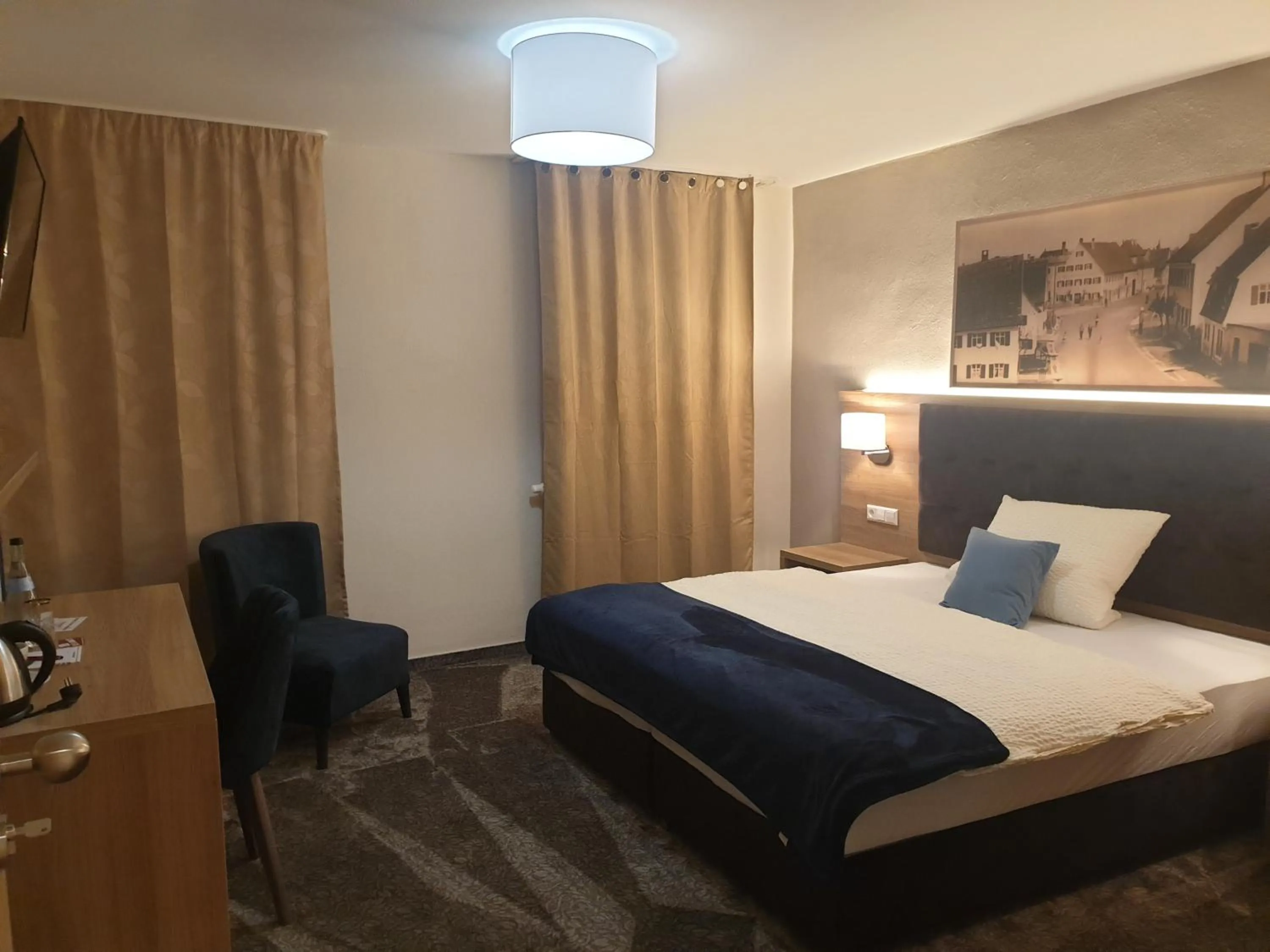 Bed in Gästehaus Bräuhaus Lepple