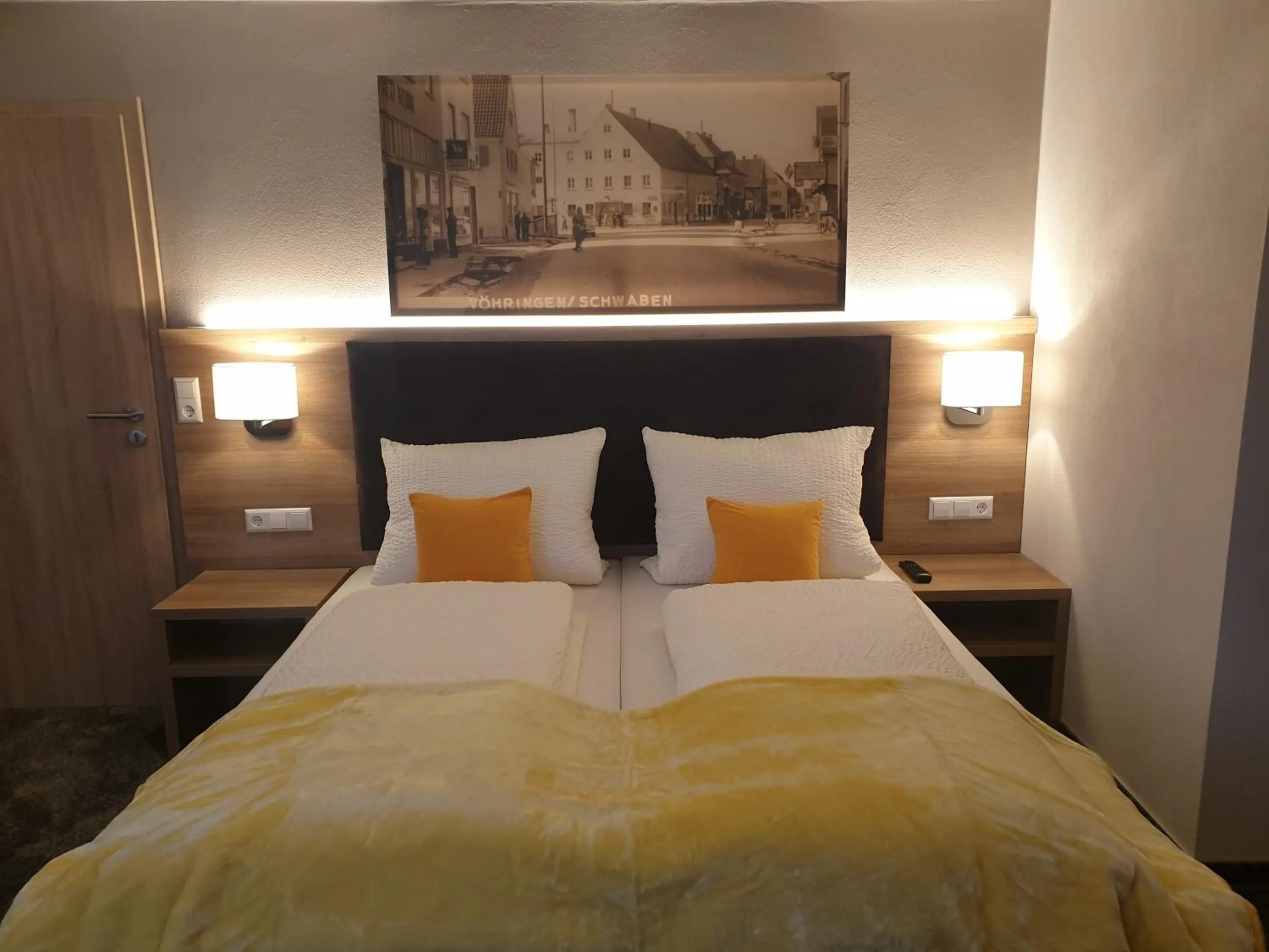 Bed in Gästehaus Bräuhaus Lepple