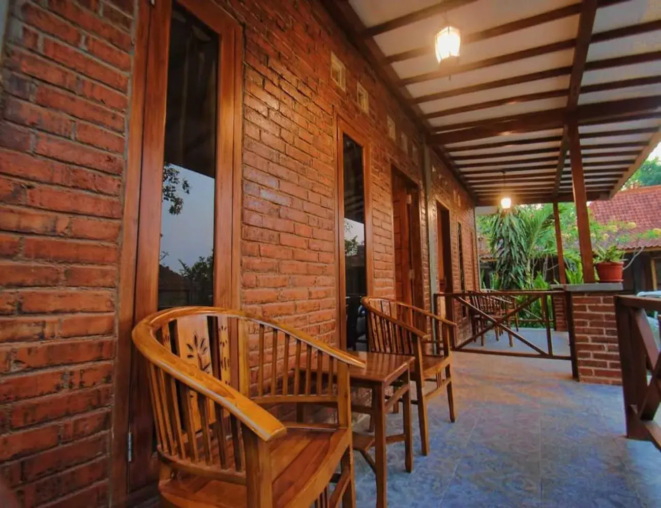 Deluxe Twin Room in Omah Joglo Semarang Deluxe Twin Room in Omah Joglo Semarang