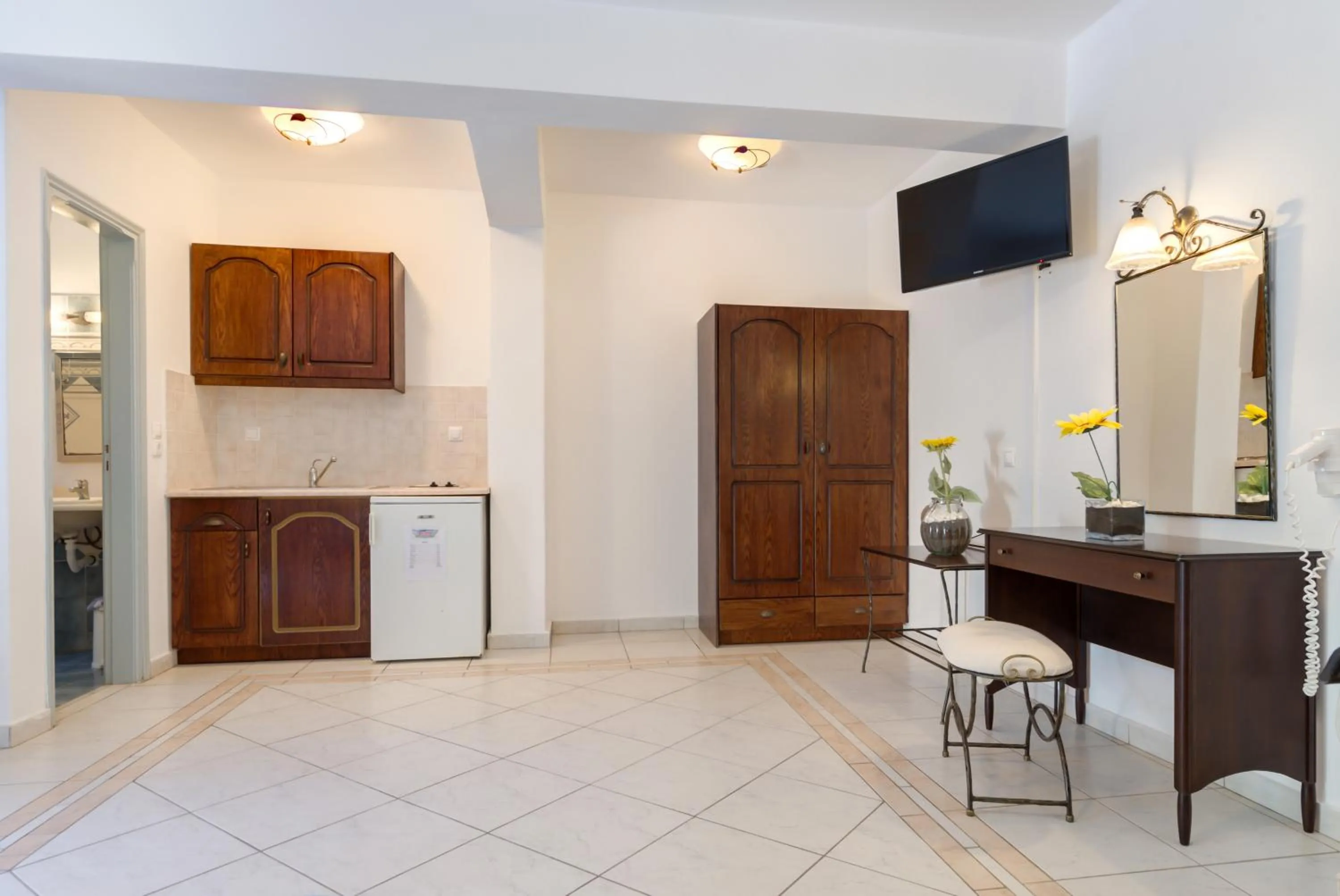 Kitchen or kitchenette in Joy Beach Ηotel