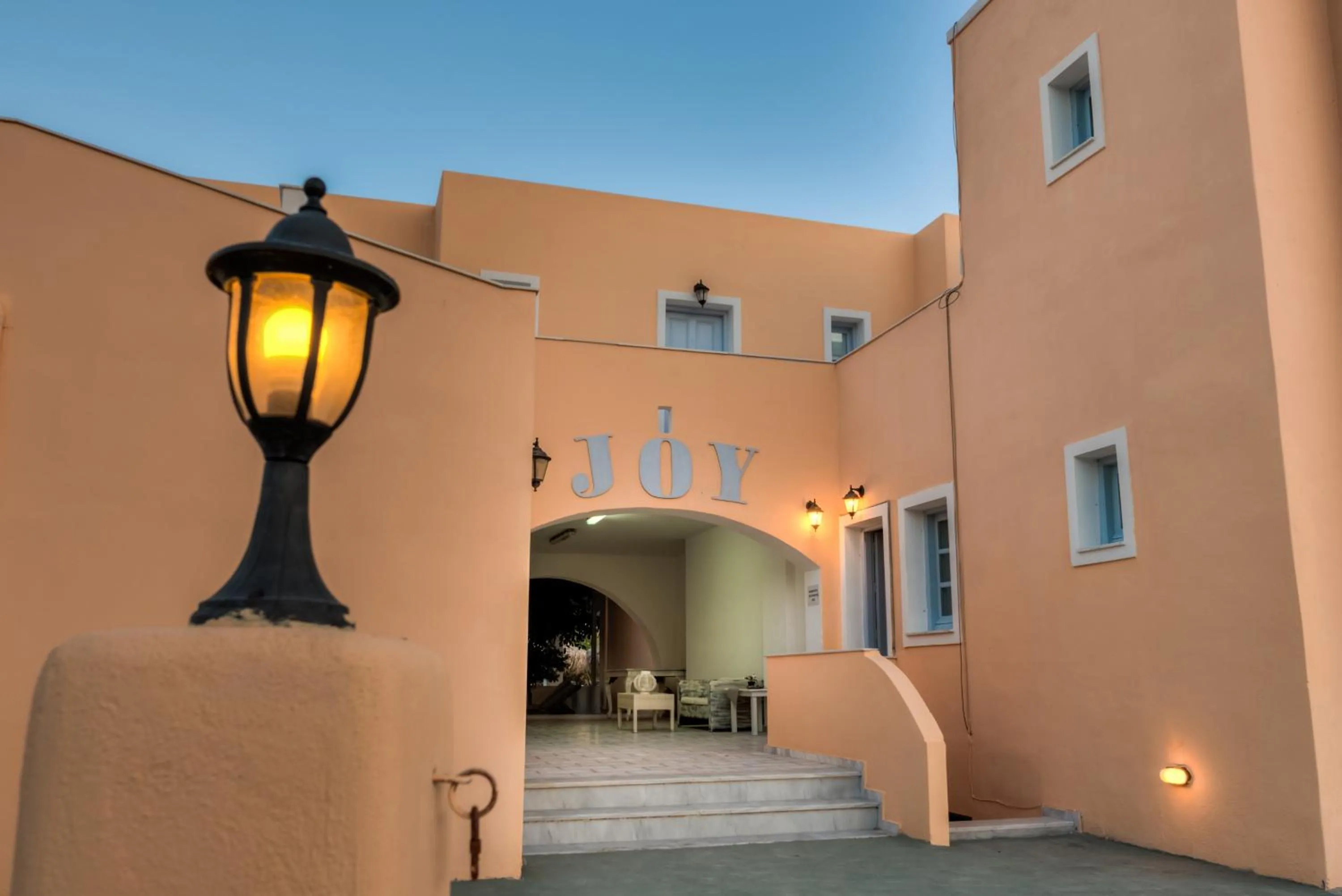 Facade/entrance in Joy Beach Ηotel