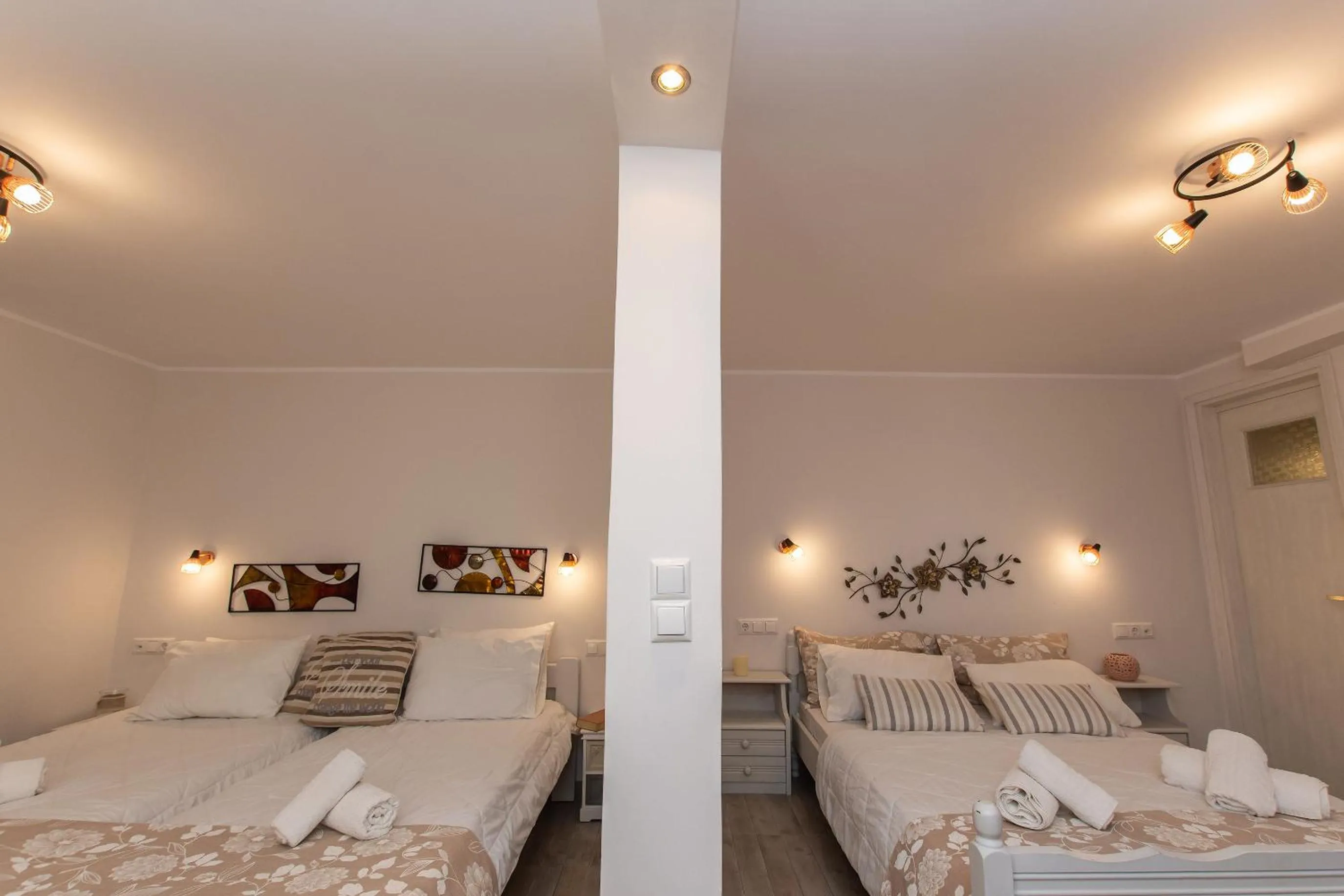 Bed in Naxos Enjoy Apartments