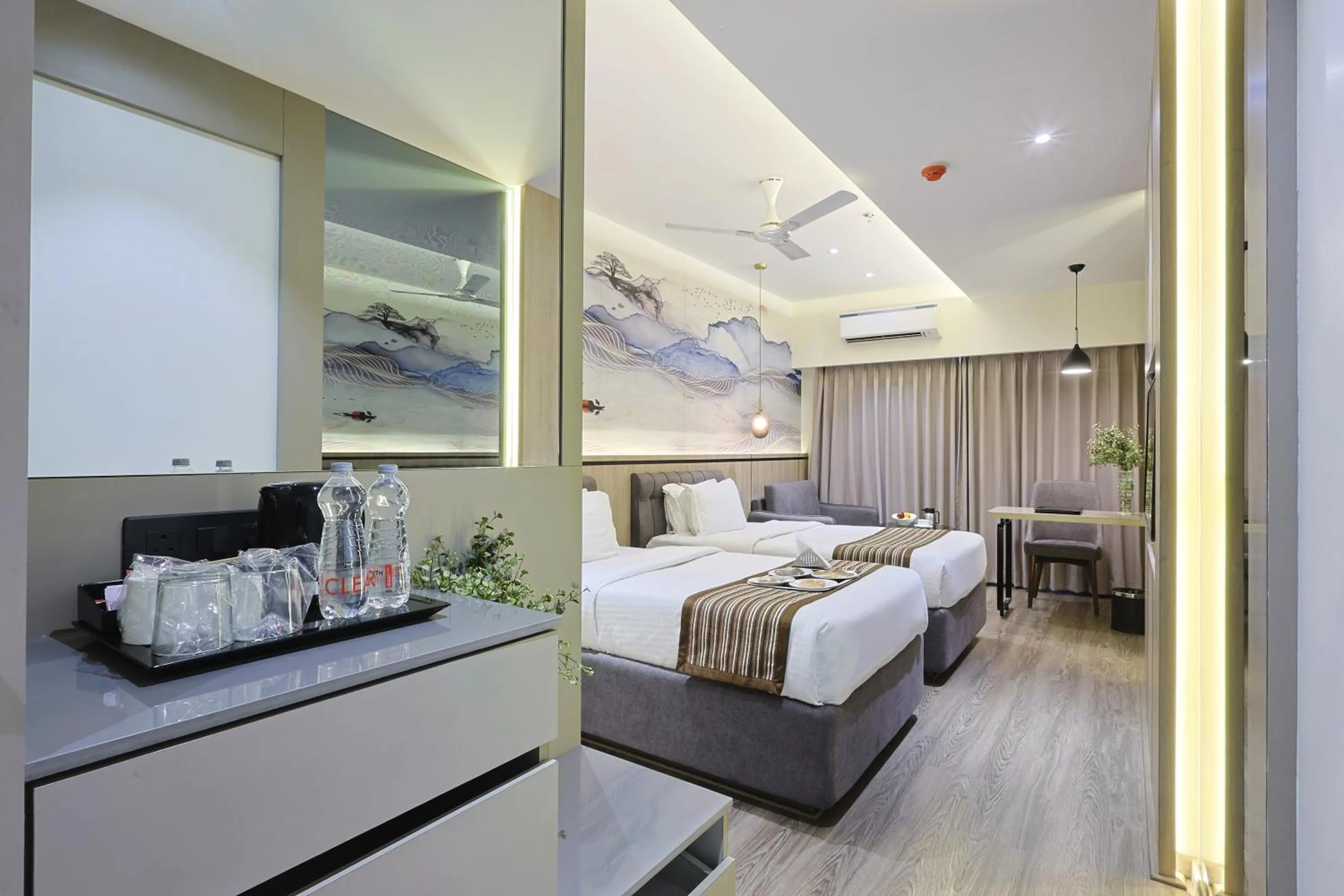 Bed in Hotel President