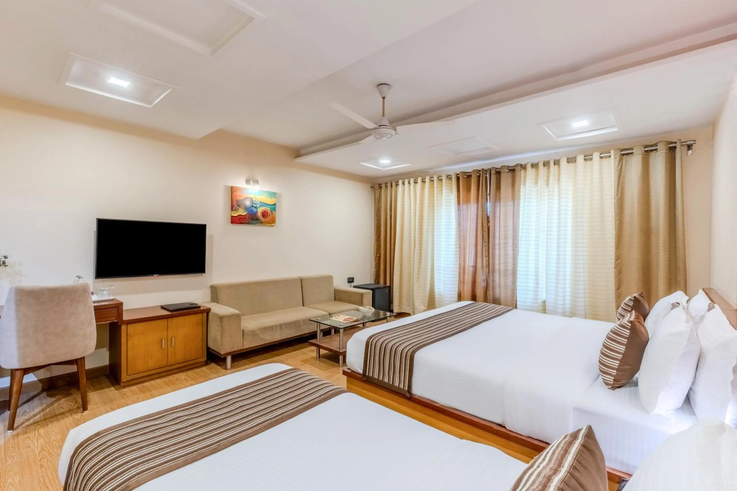 Bed in Hotel President