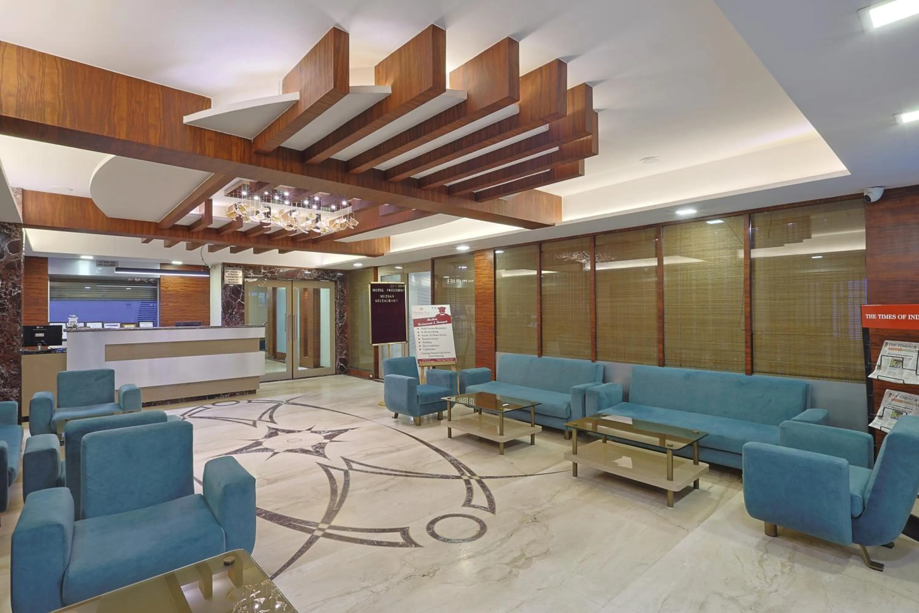 Lobby or reception in Hotel President