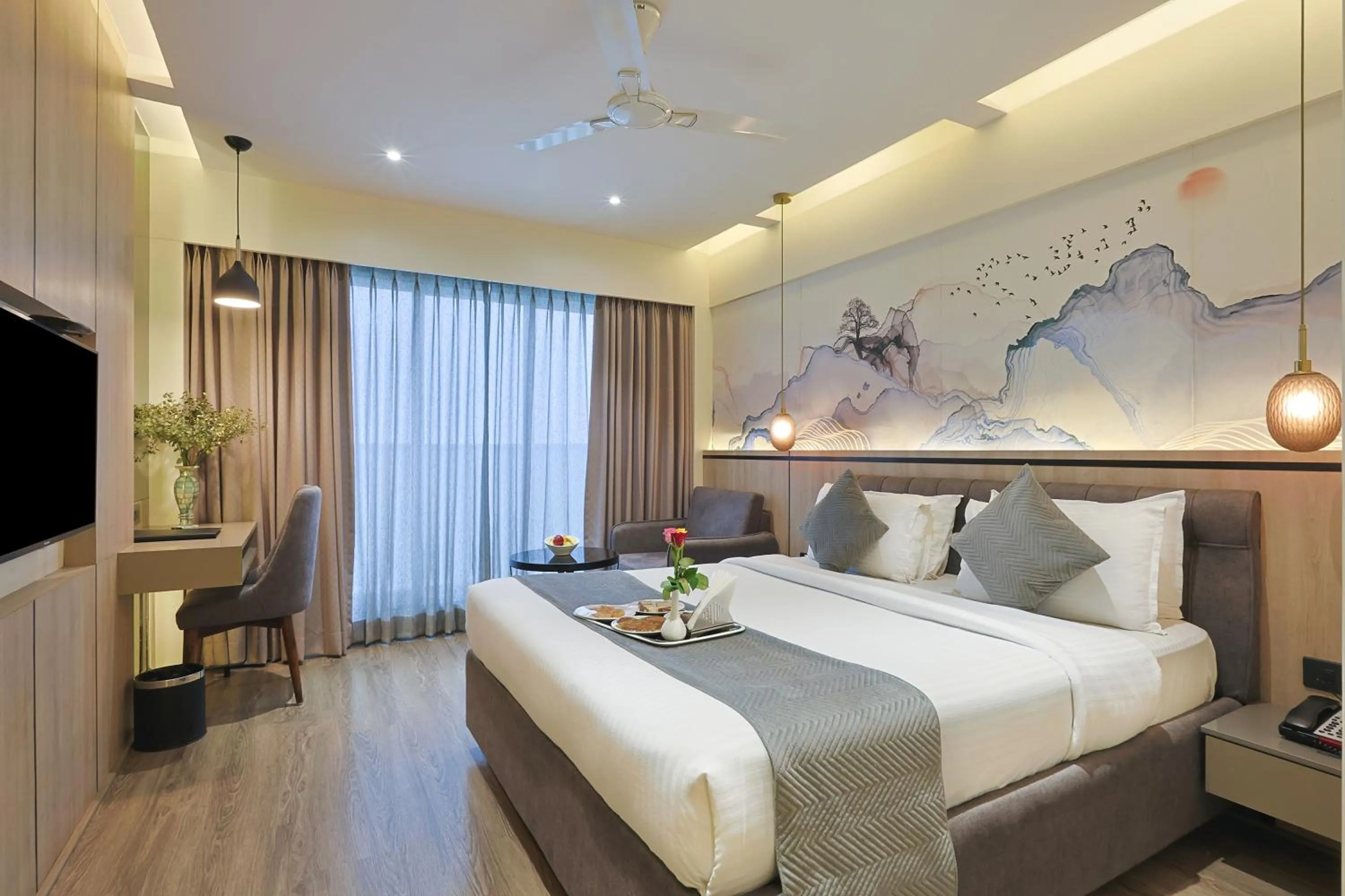 Bed in Hotel President