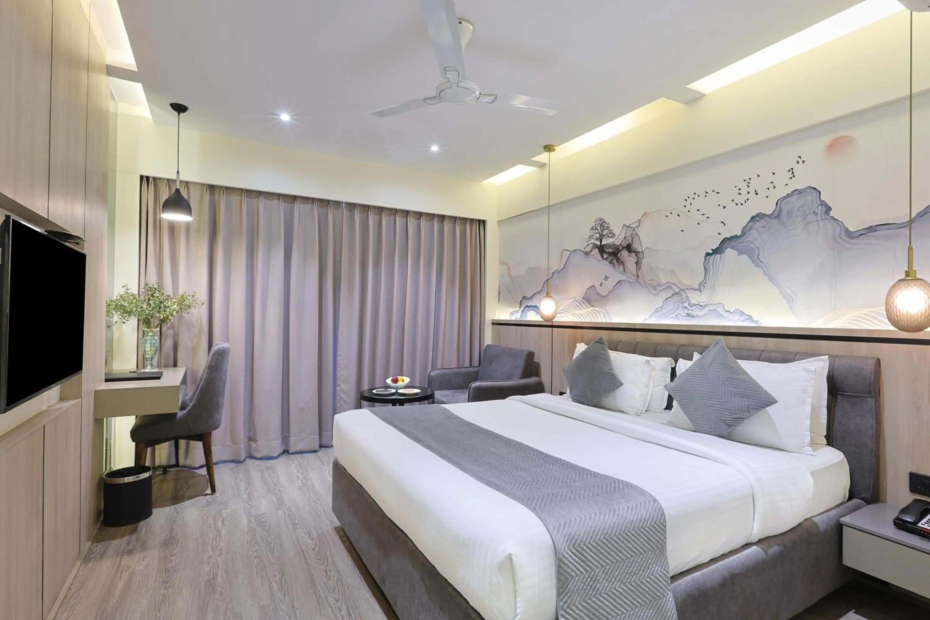 Bed in Hotel President