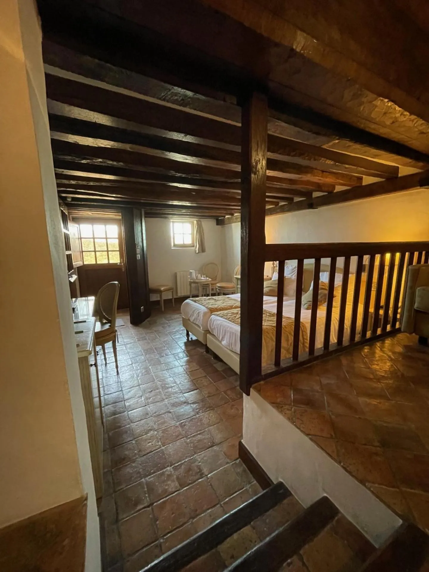 Bedroom, Bed in Auberge Saint Pierre