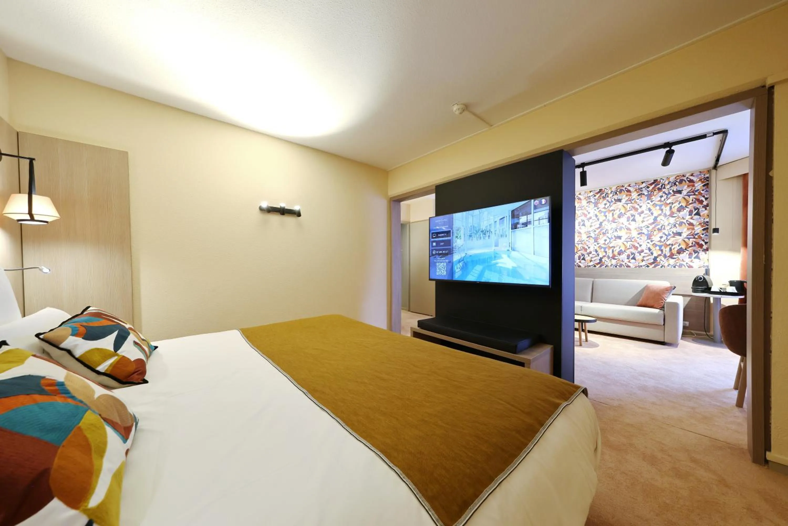 Bed in Mercure Grenoble Centre Porte des Alpes