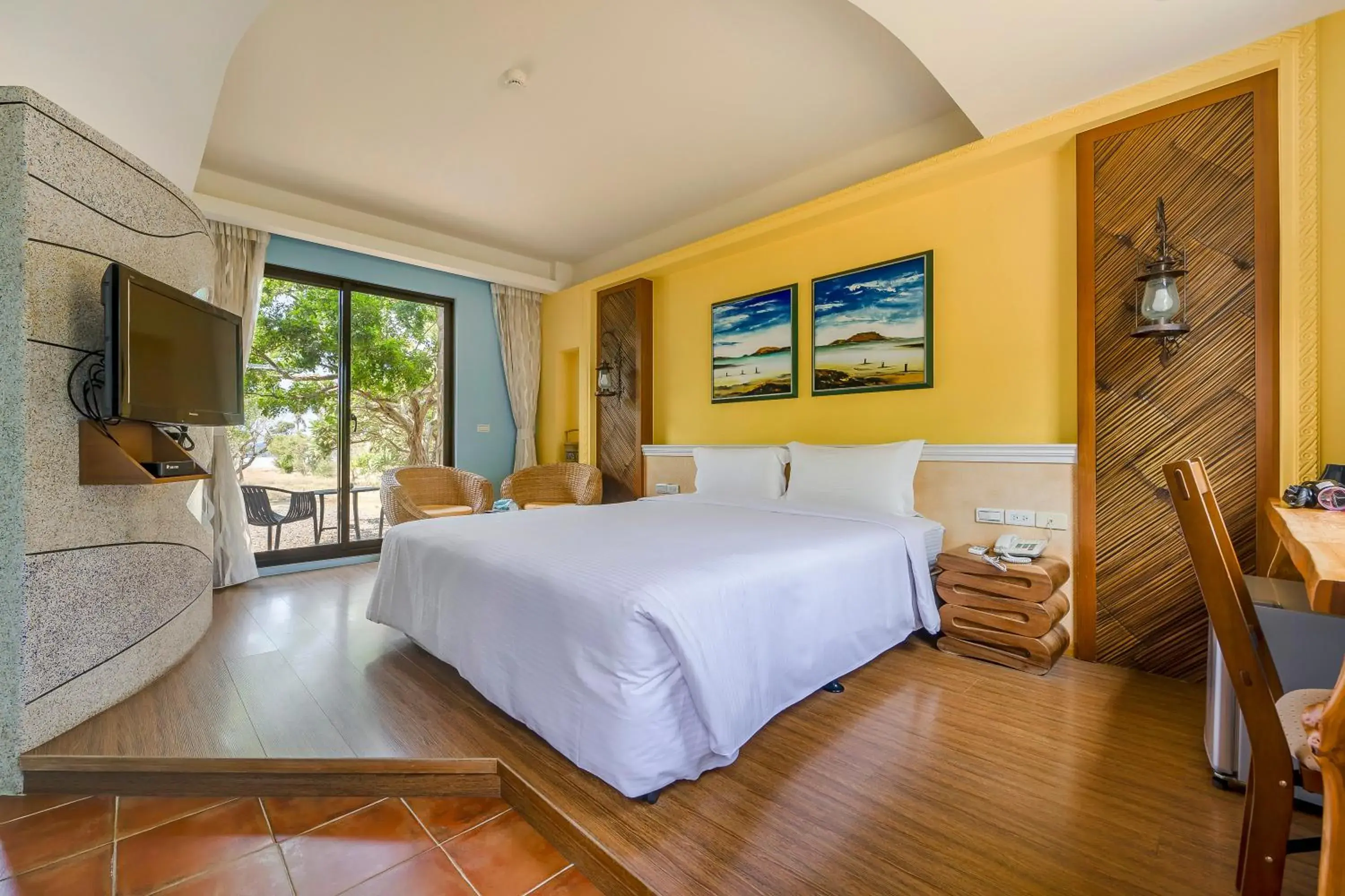 King Room with Garden View in Southern Sun Homestay North King Room with Garden View in Southern Sun Homestay North