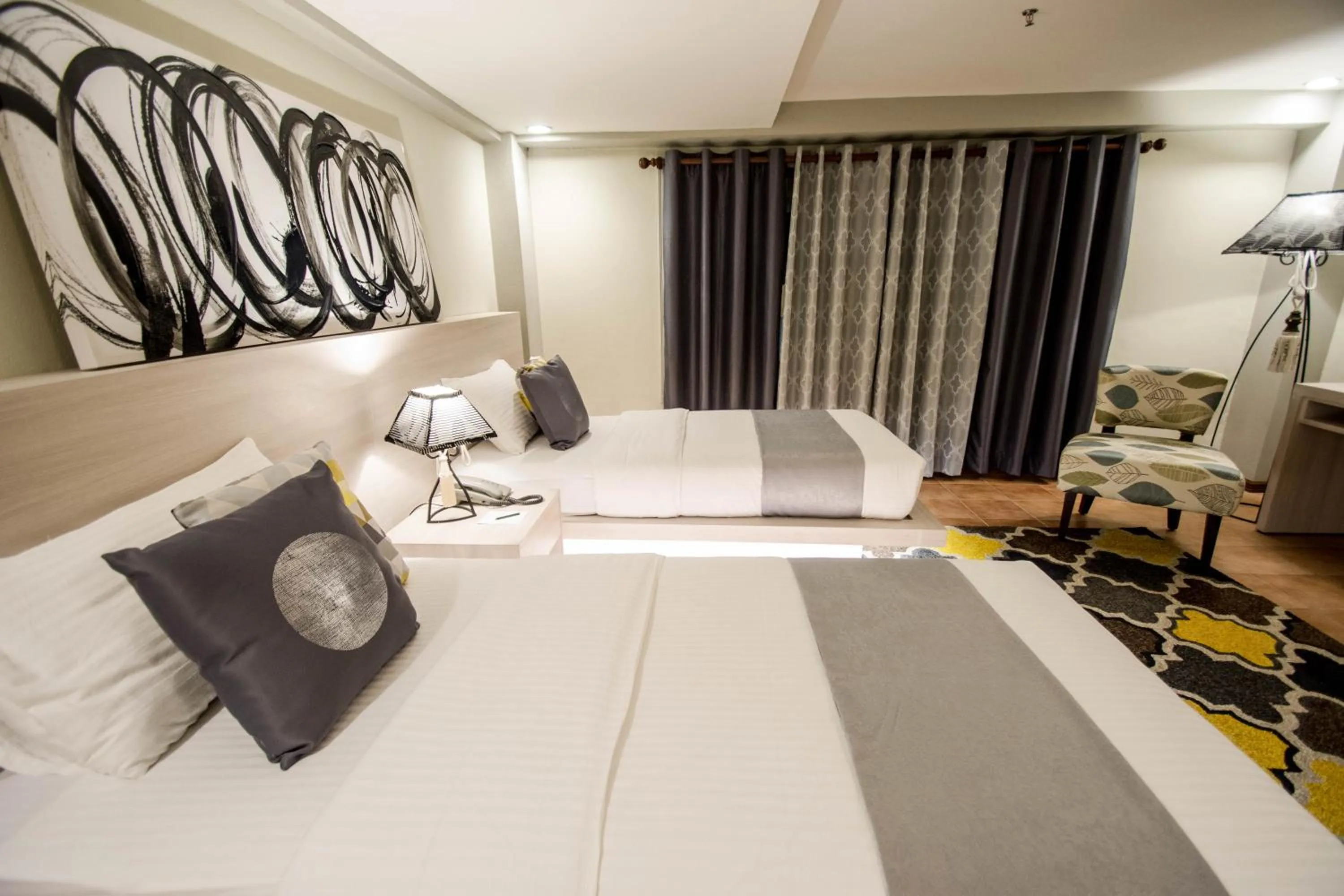 Bed in Almont City Hotel