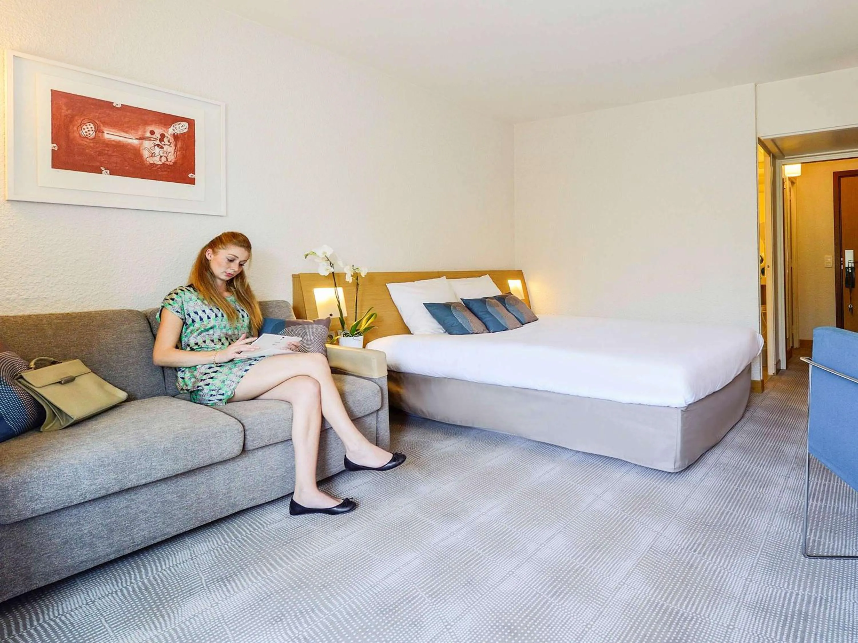 Photo of the whole room, Bed in Novotel Avignon Nord