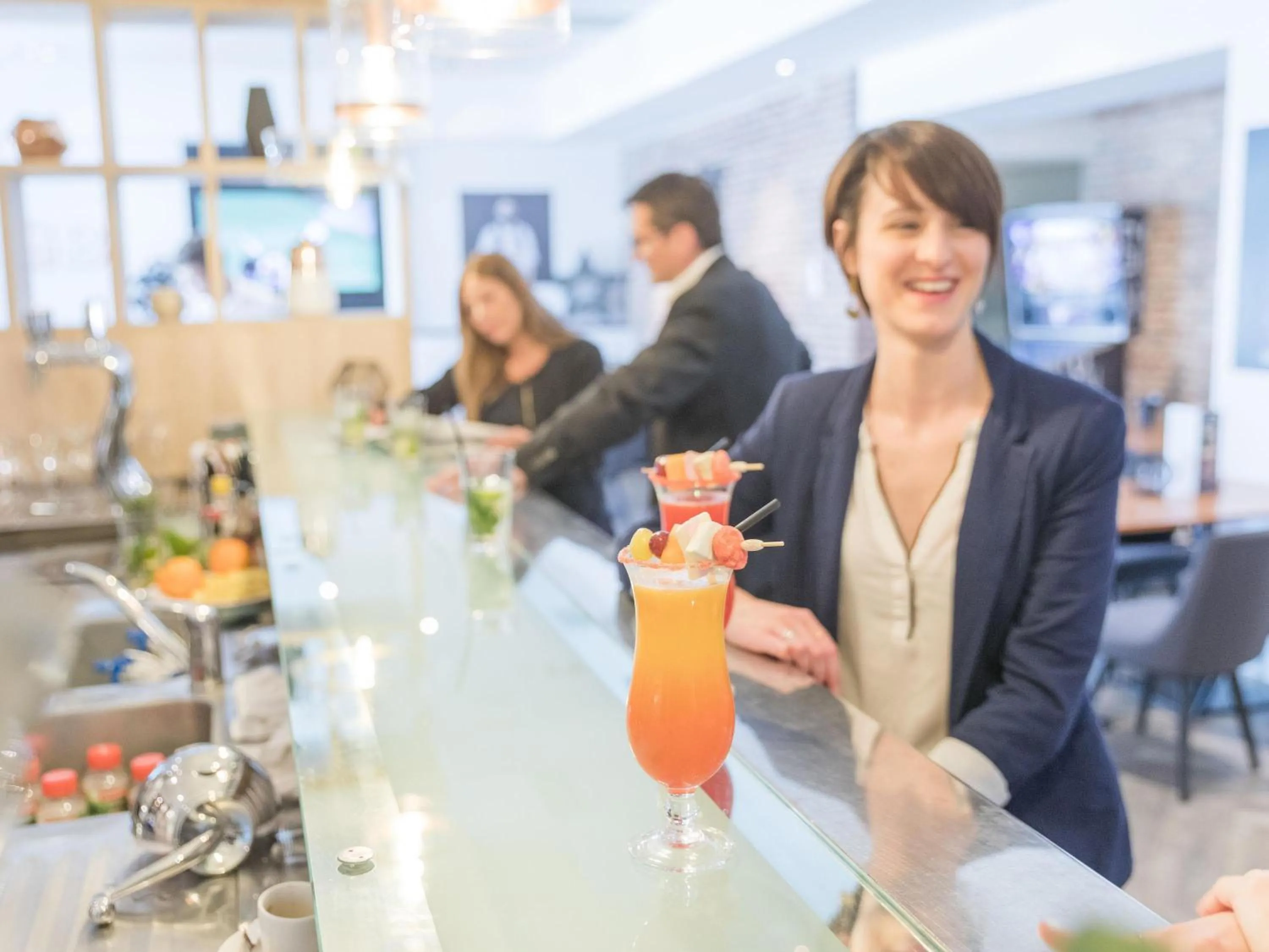 Lounge or bar in Novotel Grenoble Centre