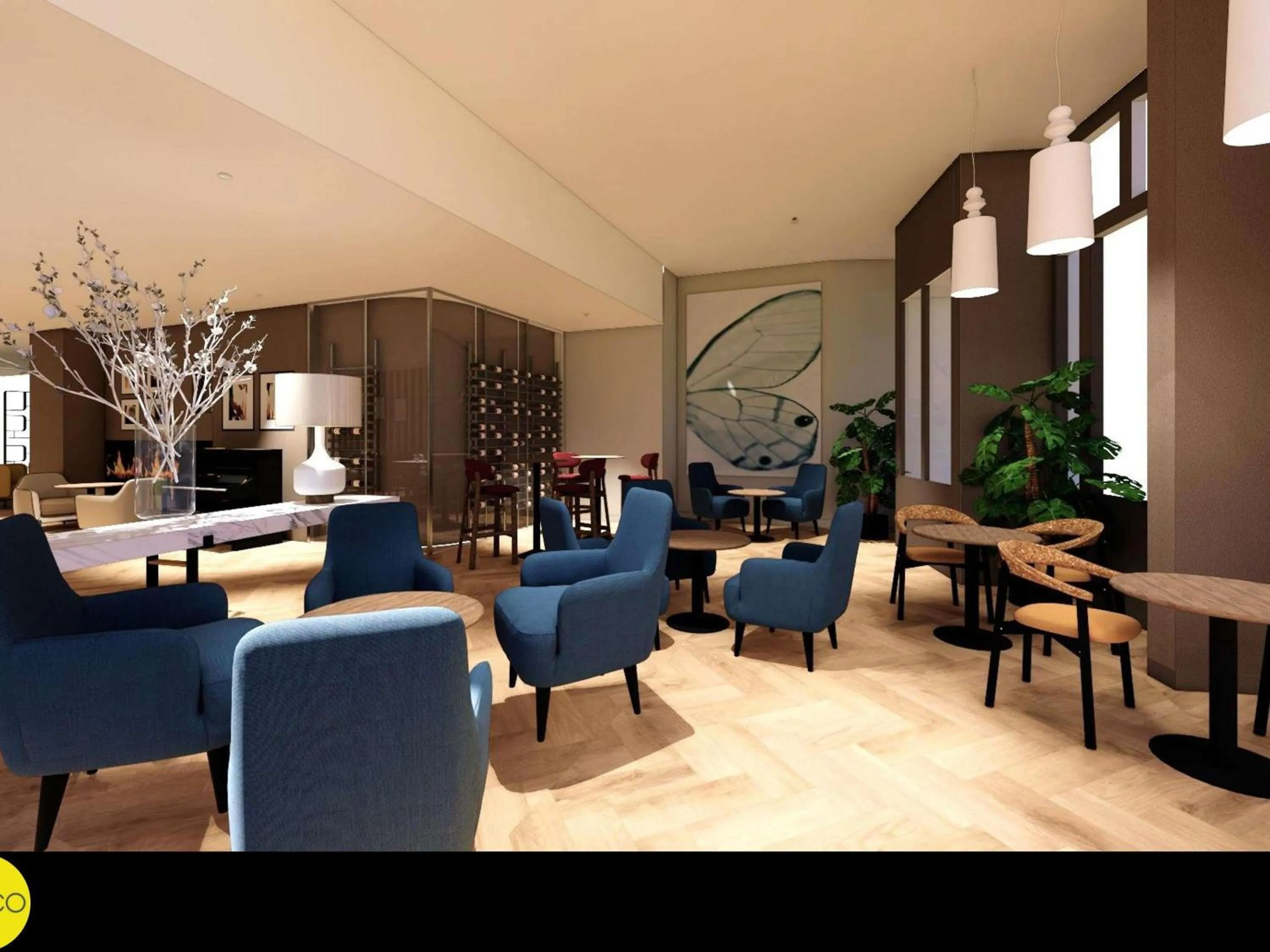 Lounge or bar in Mercure Nantes Centre Grand Hotel