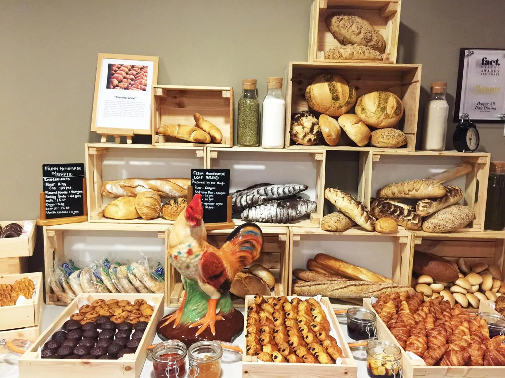 Buffet breakfast in Novotel Abu Dhabi Al Bustan