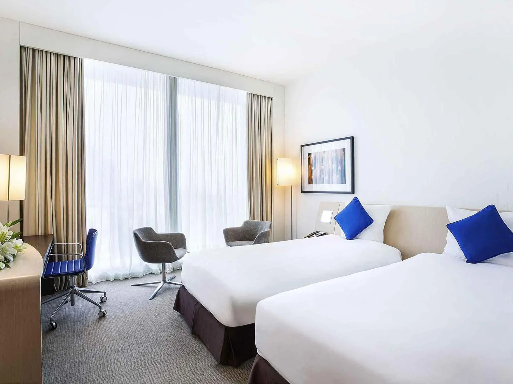 Superior Twin Room in Novotel Abu Dhabi Al Bustan Superior Twin Room in Novotel Abu Dhabi Al Bustan