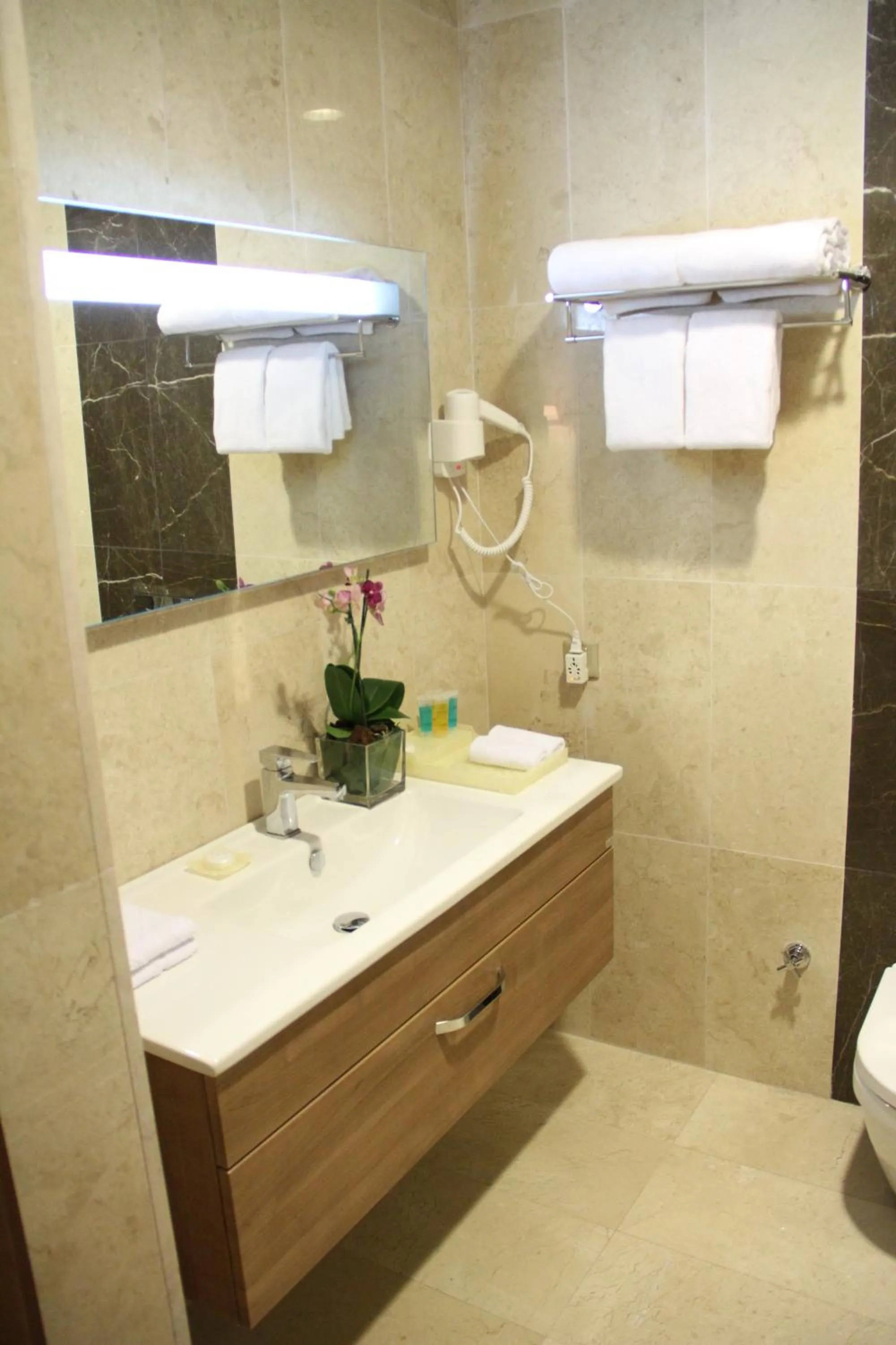 Shower in Fiori Hotel