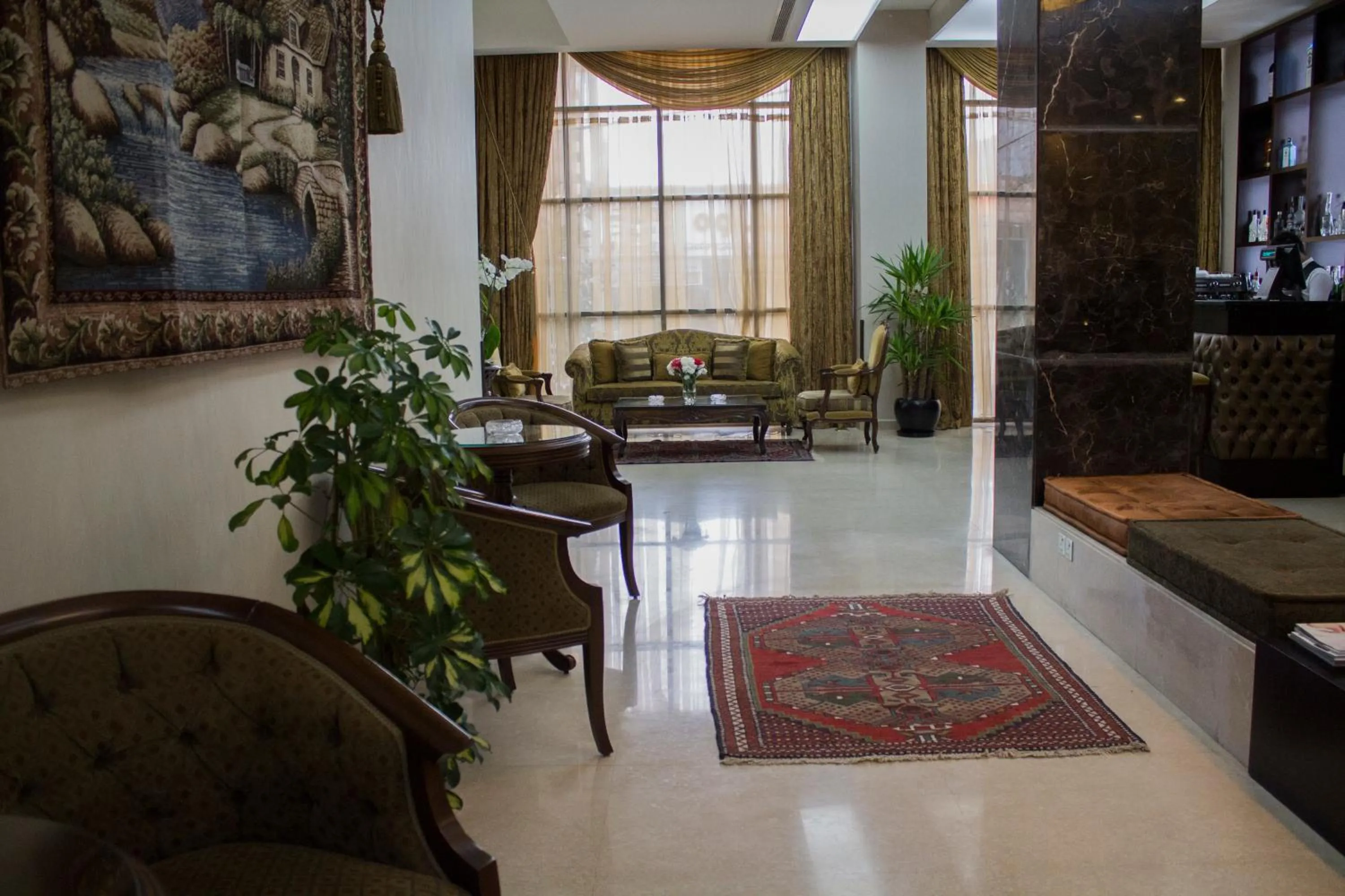 Lobby or reception in Fiori Hotel