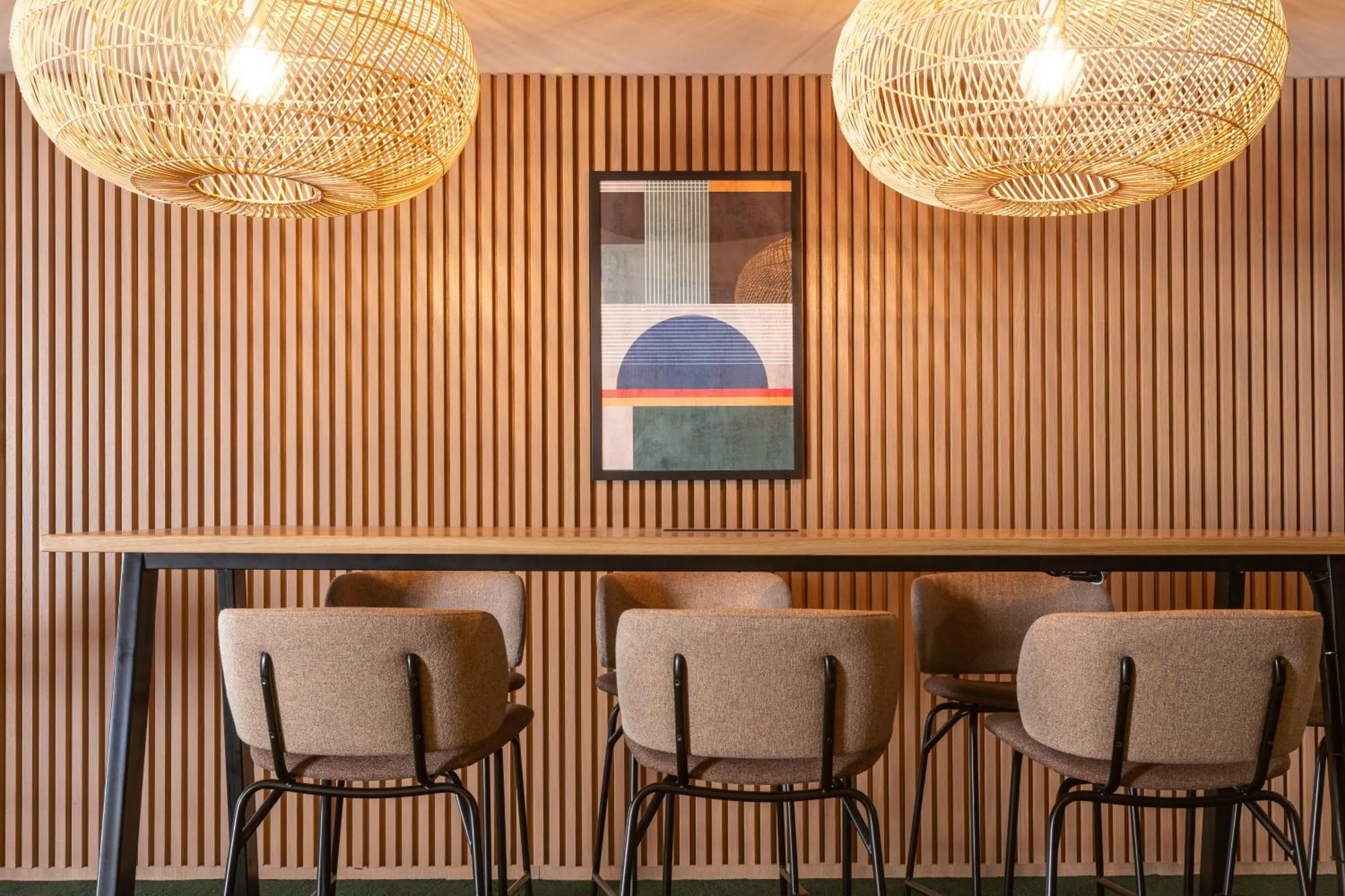 Seating area in Novotel Grenoble Nord Voreppe