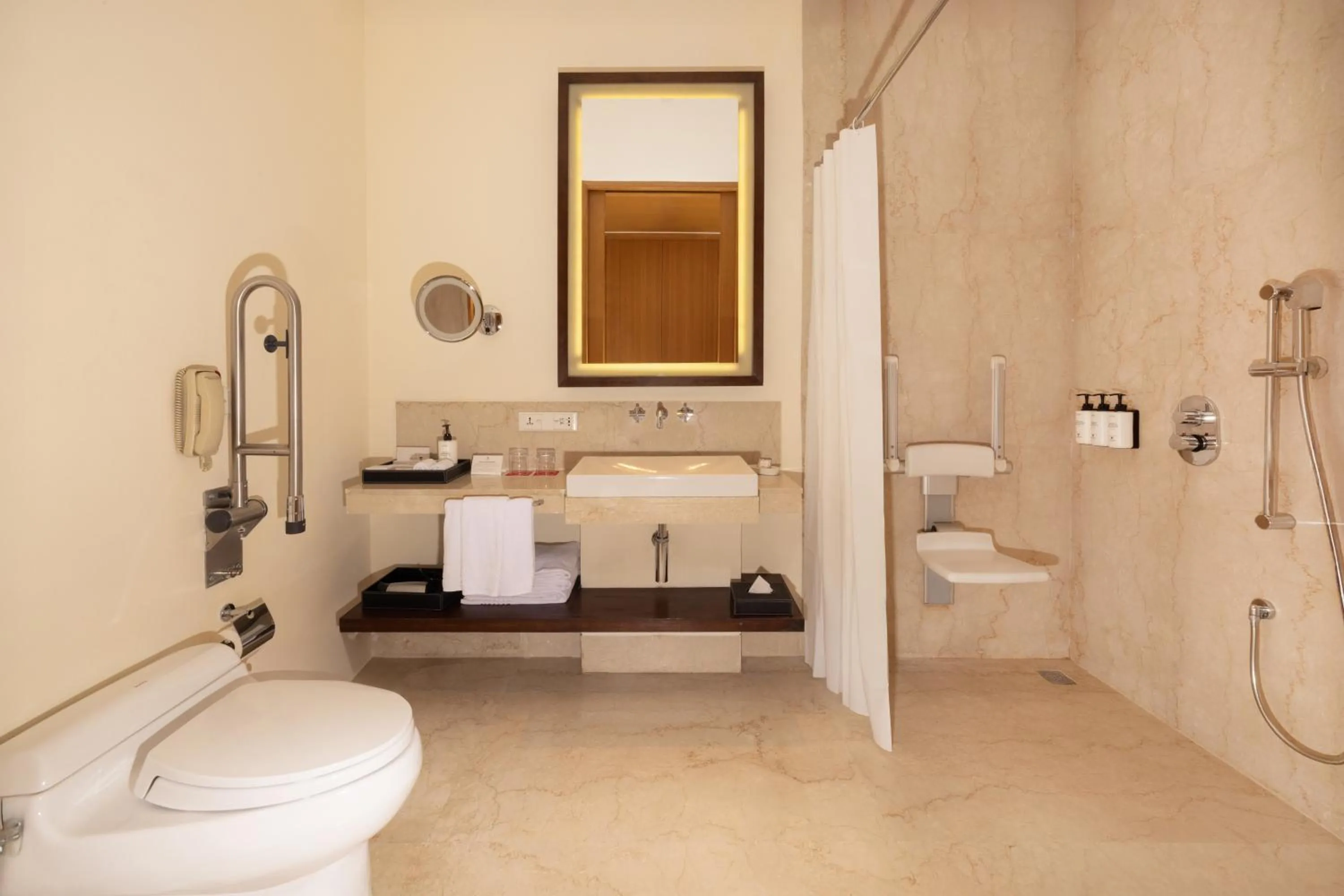 Facility for disabled guests in Trident Hyderabad