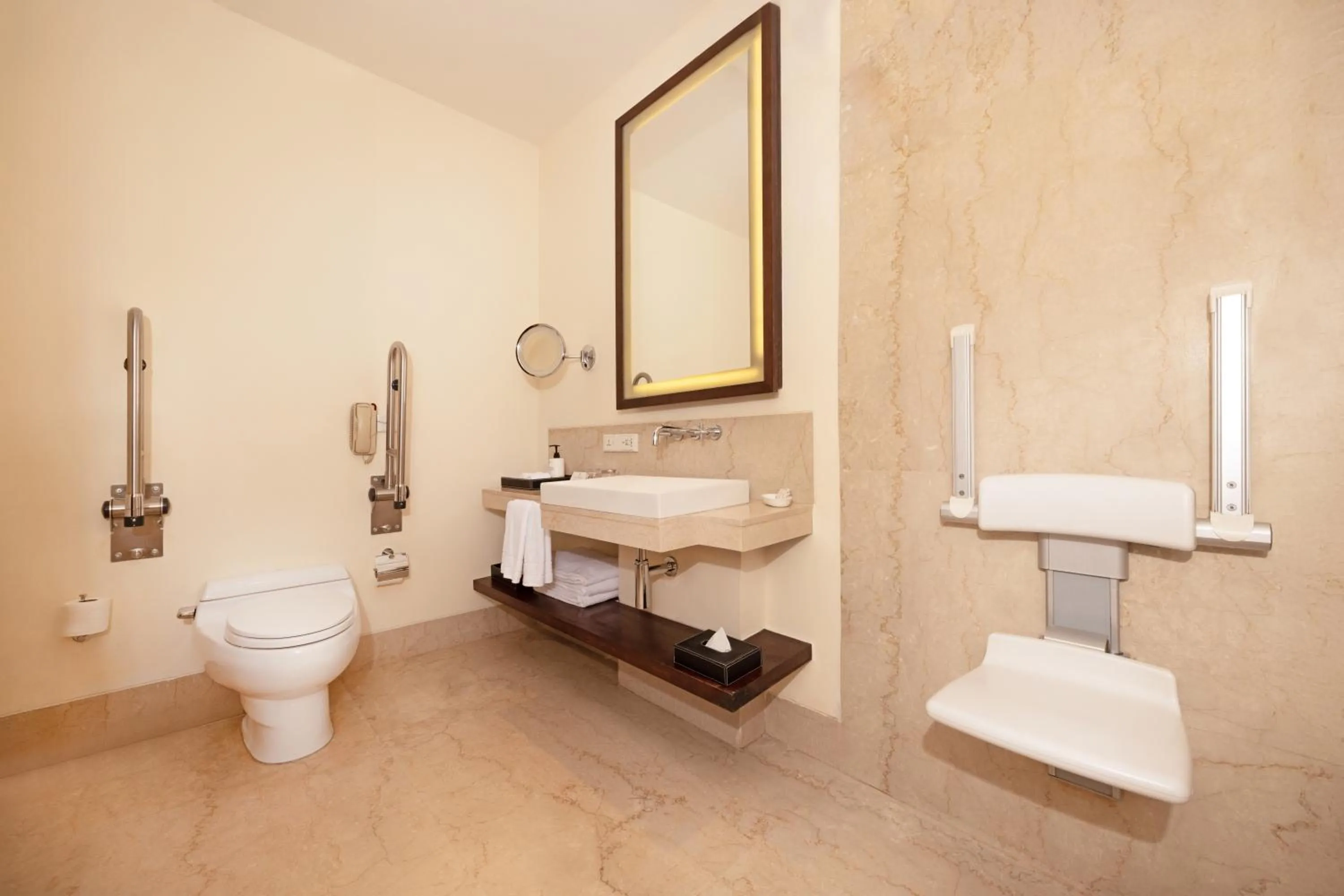 Facility for disabled guests in Trident Hyderabad