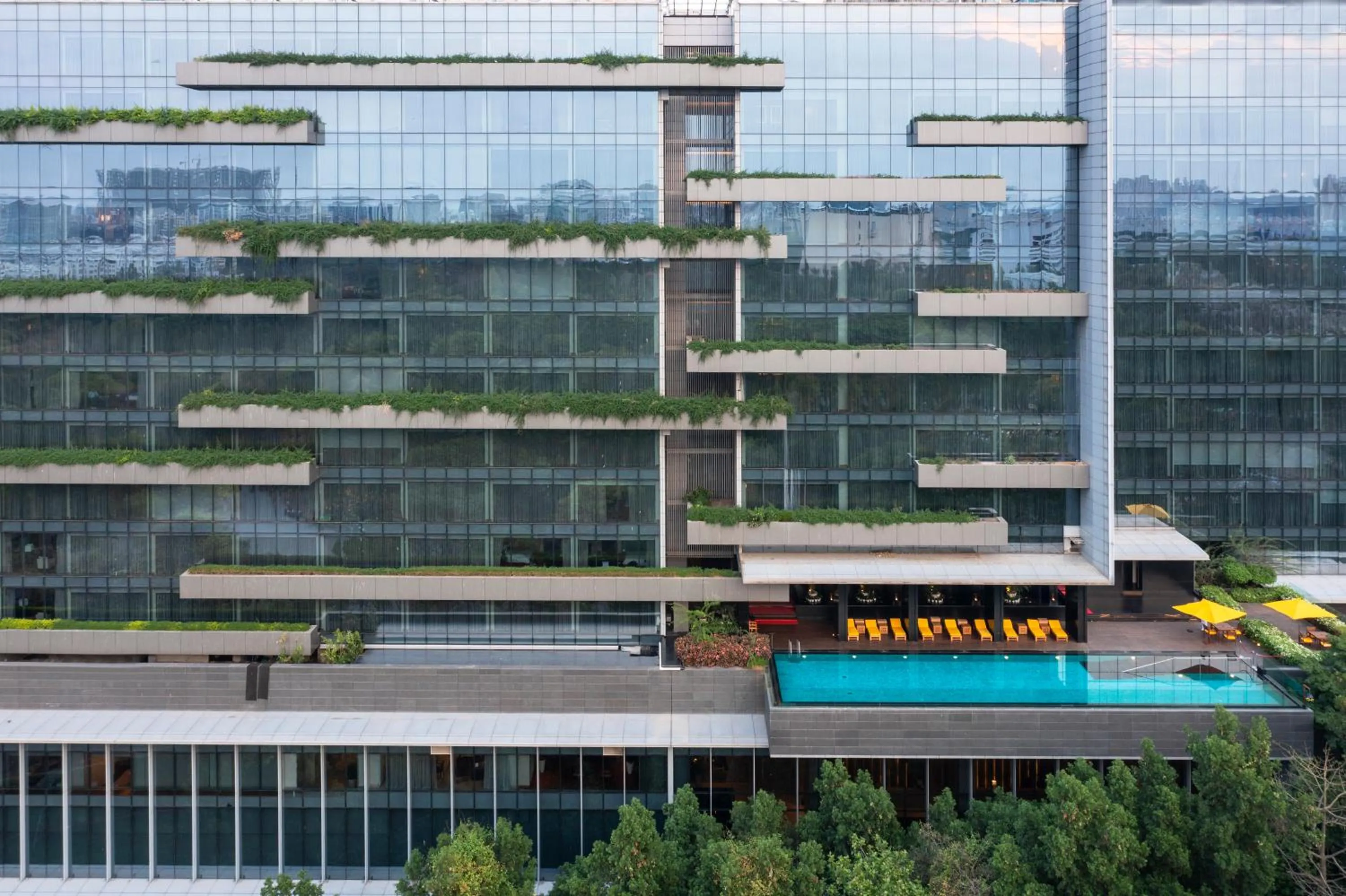 Facade/entrance in Trident Hyderabad