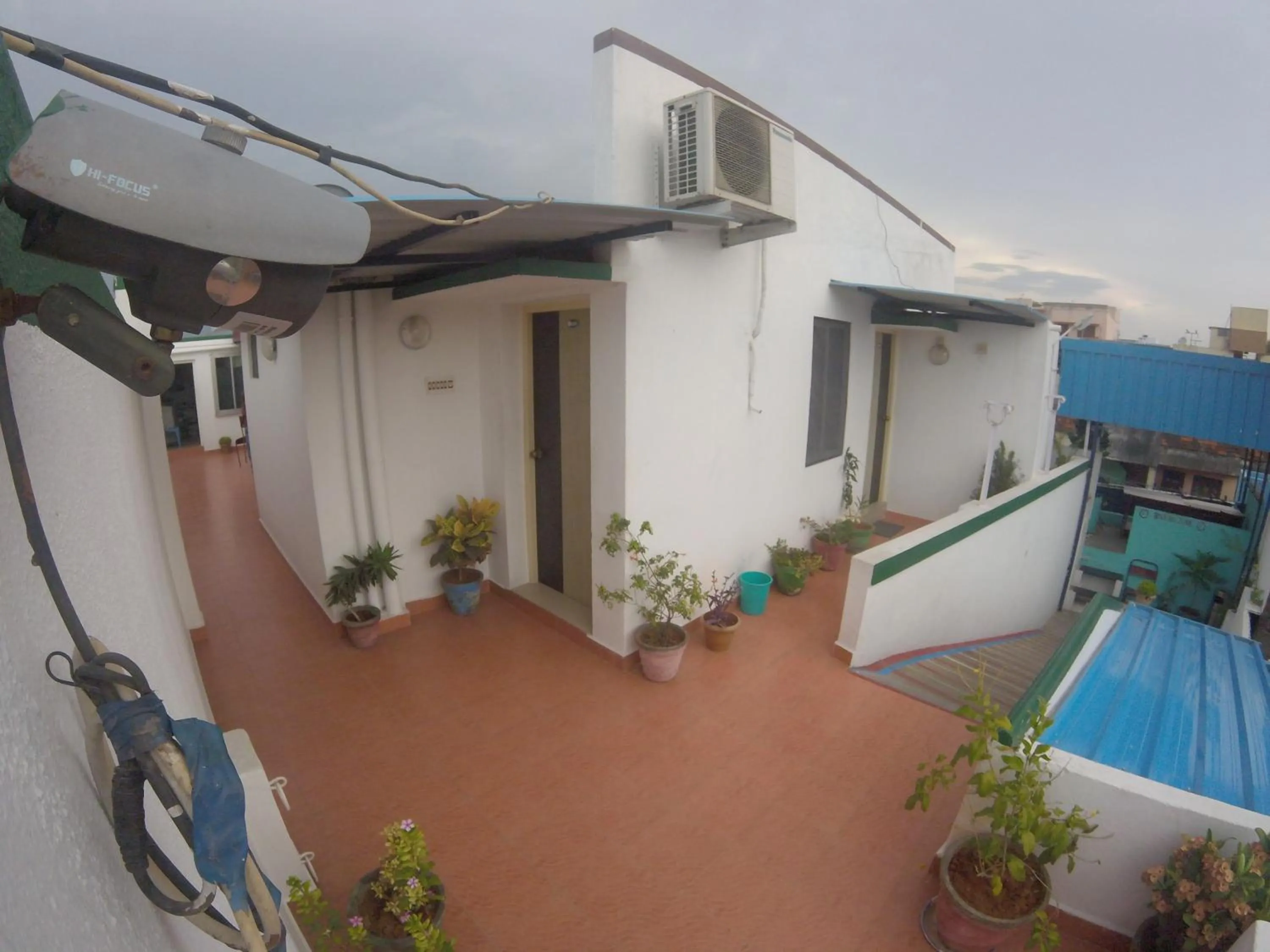 Patio in Just Guest House, Chennai Airport